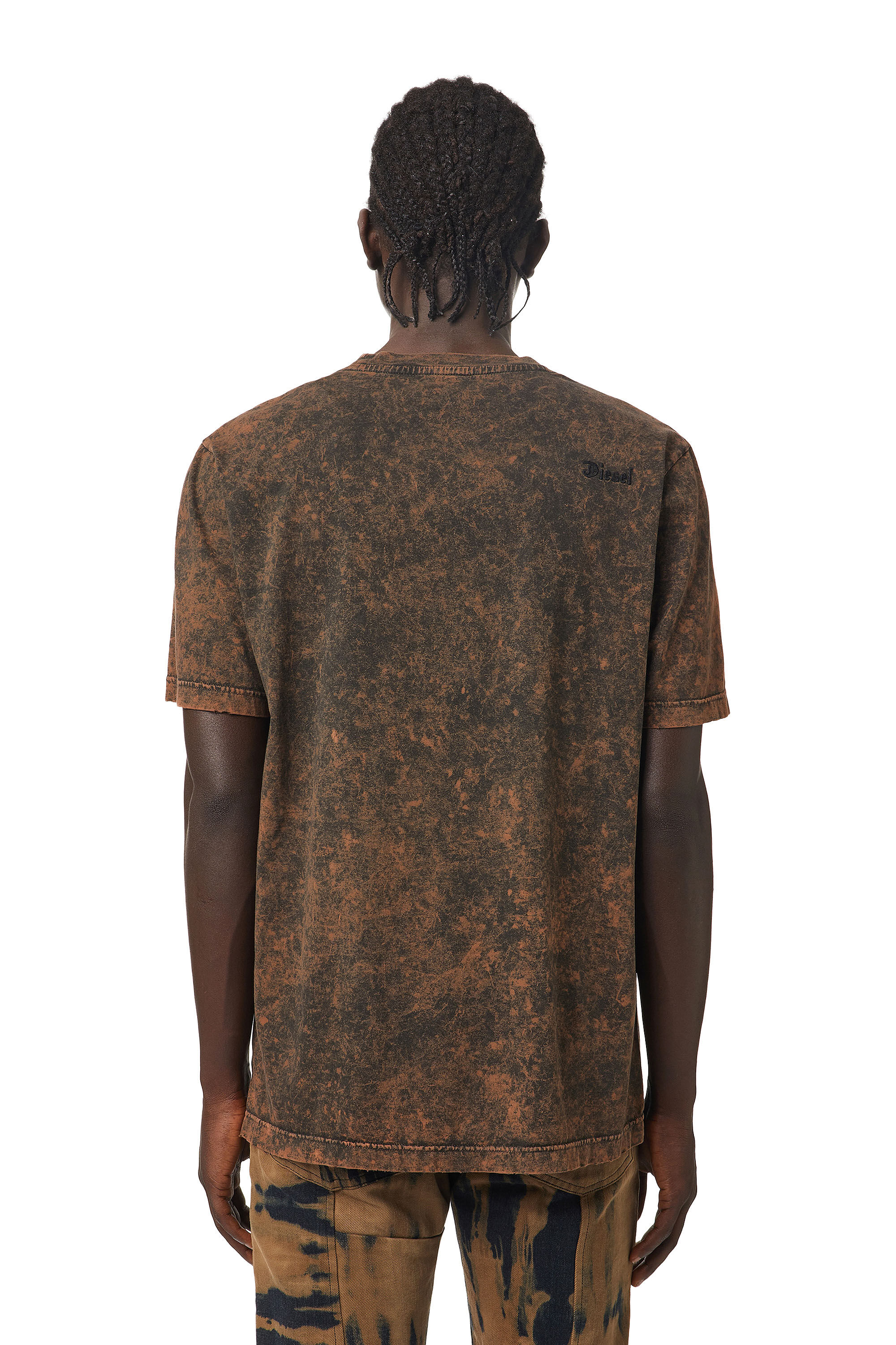 T-JUST-SLITS-B65 Man: T-shirt with marble effect | Diesel