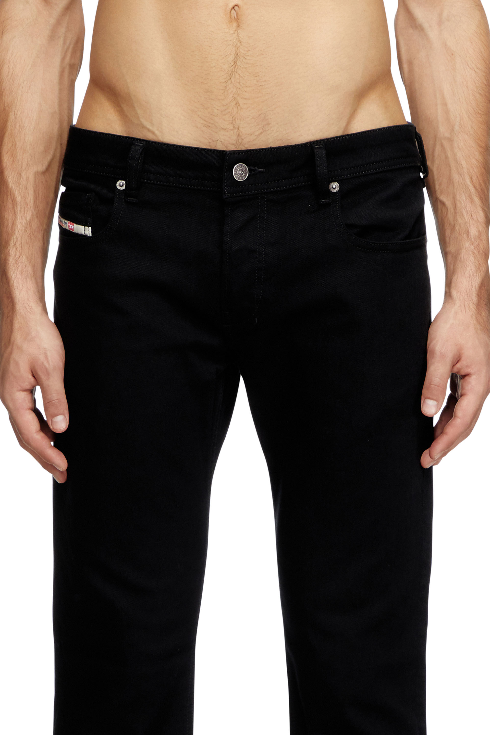 Men's Bootcut Jeans | Black/Dark grey | Diesel 2007 Zatiny