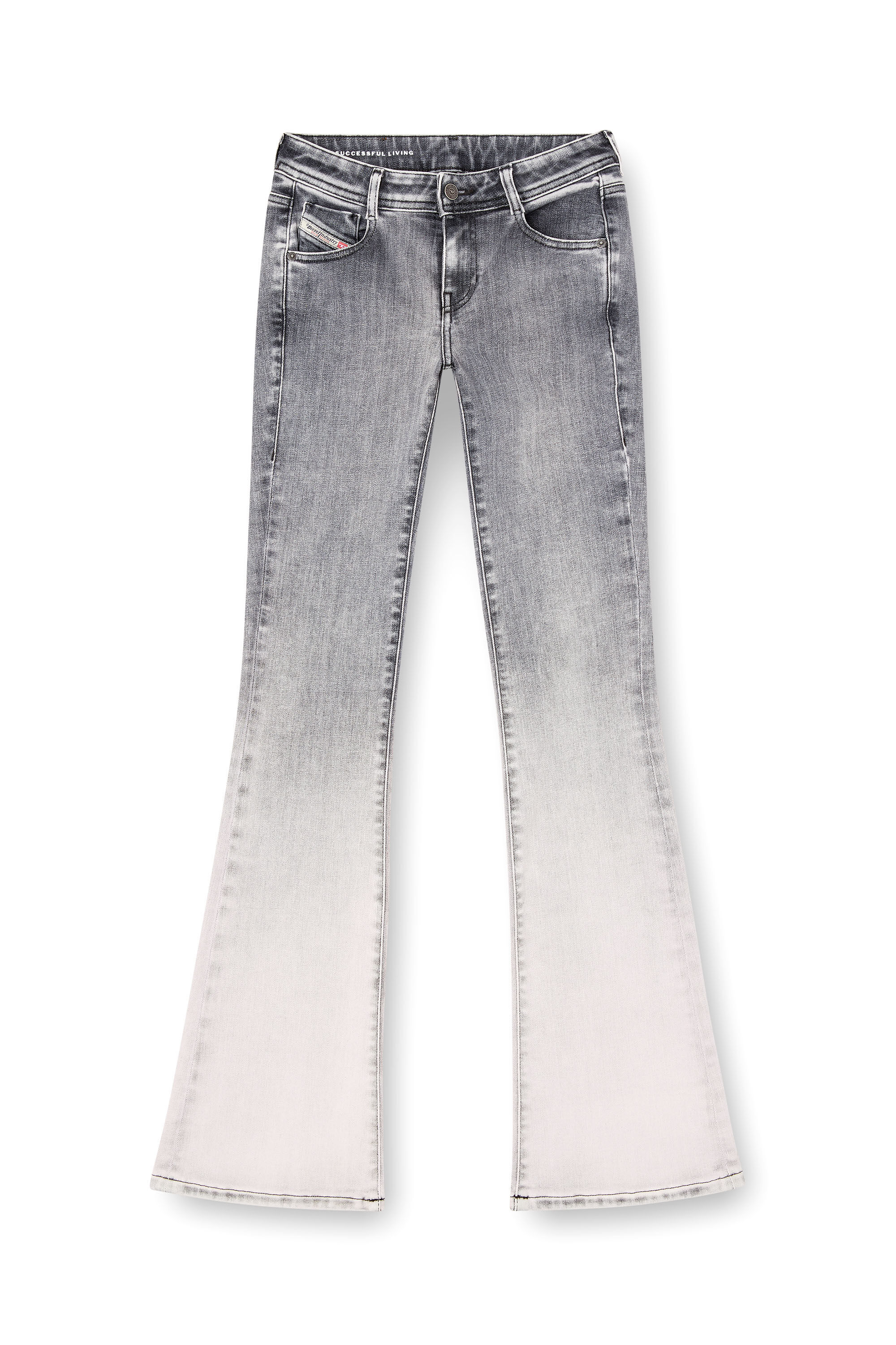 Women's Bootcut Jeans | Light Grey | Diesel 1969 D-Ebbey