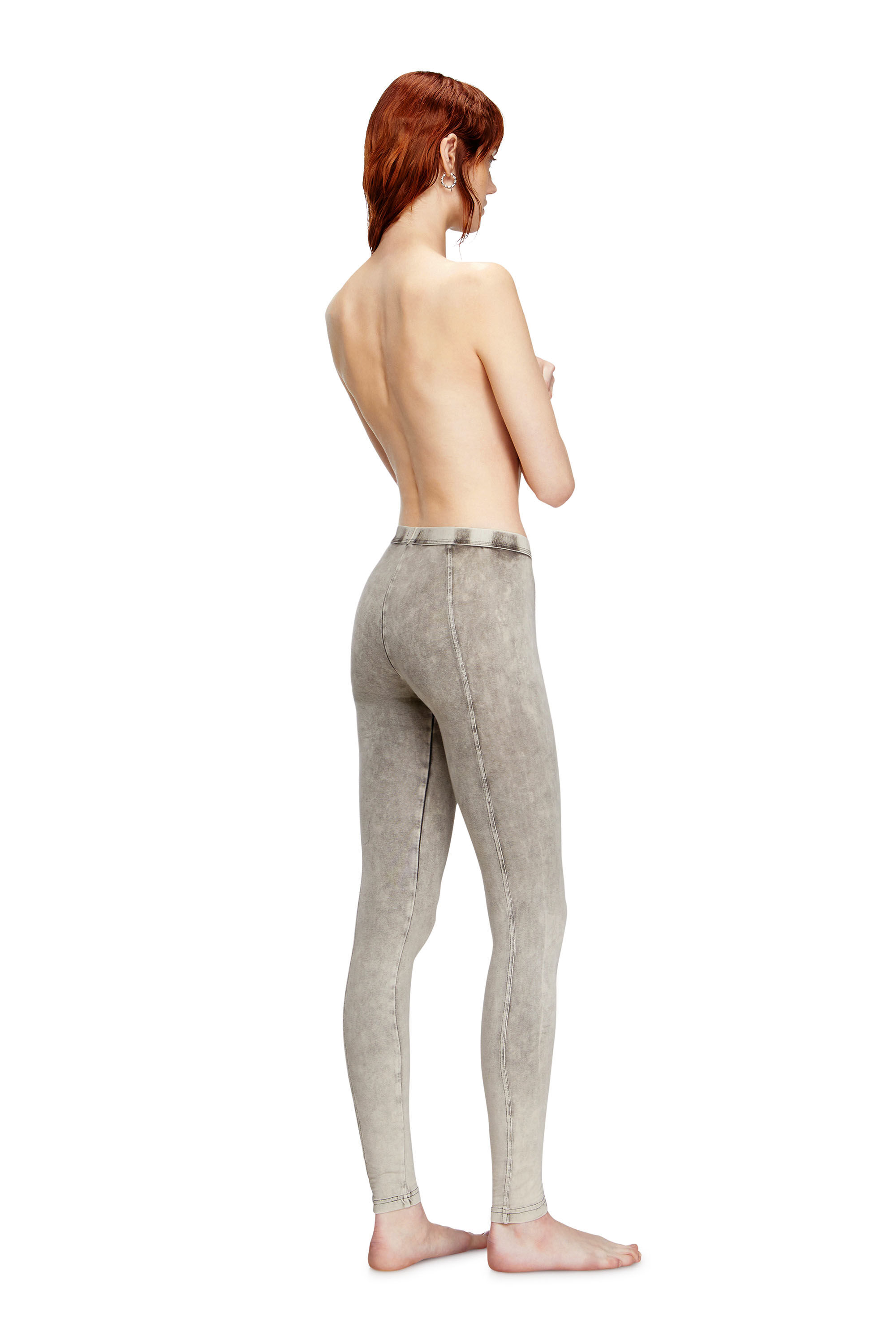 Diesel - ATHENA-DNM, Jeggings de tejido tipo jersey con efecto denim Mujer in Gris - 2