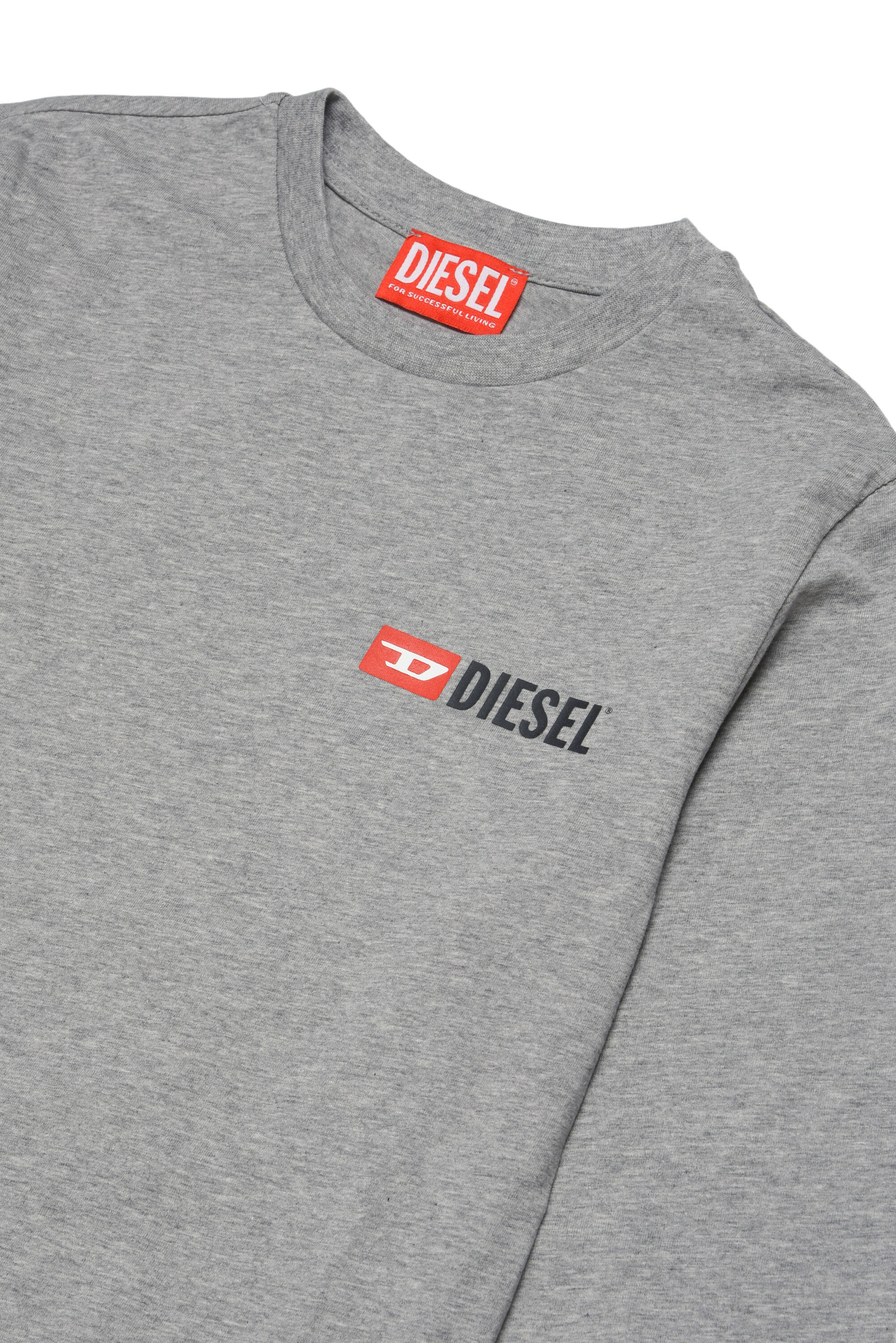 Diesel - UNPELIO, Conjunto de pijama con logotipo Hombre in Gris - 3