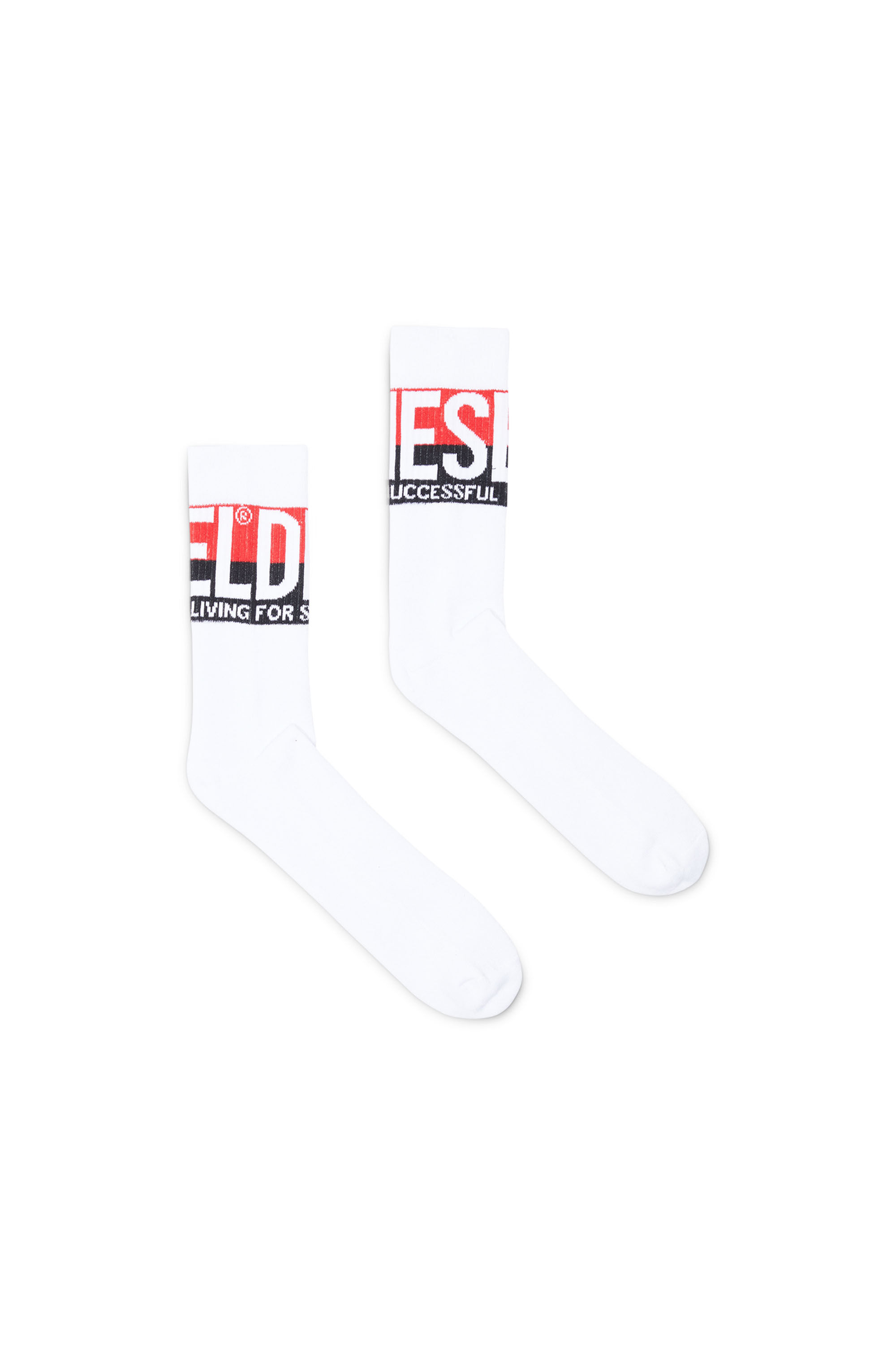 SKM-RAY Man: Socks with maxi logo cuffs | Diesel