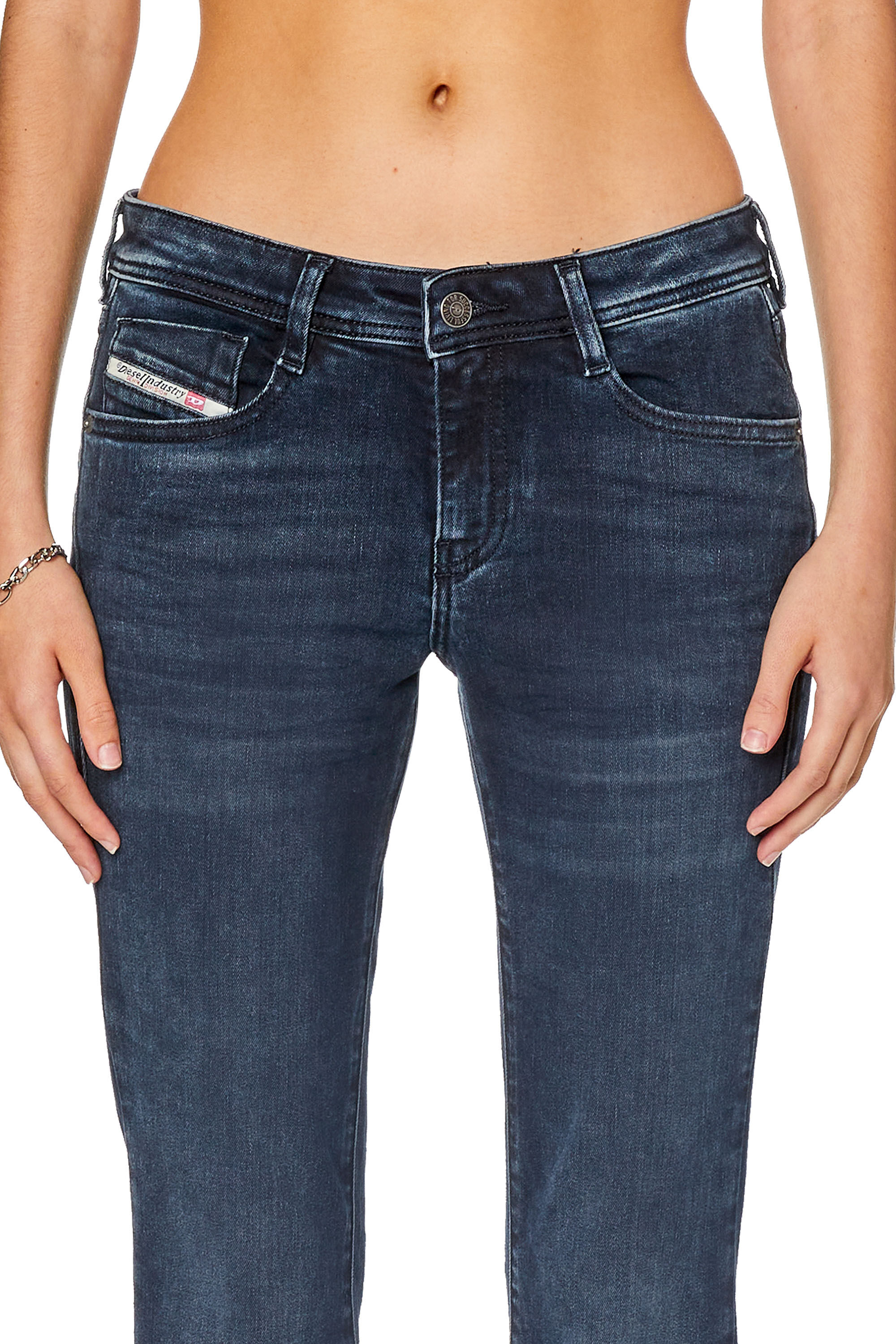 1969 D-Ebbey Women: Bootcut Flare Jeans, Dark blue denim | Diesel