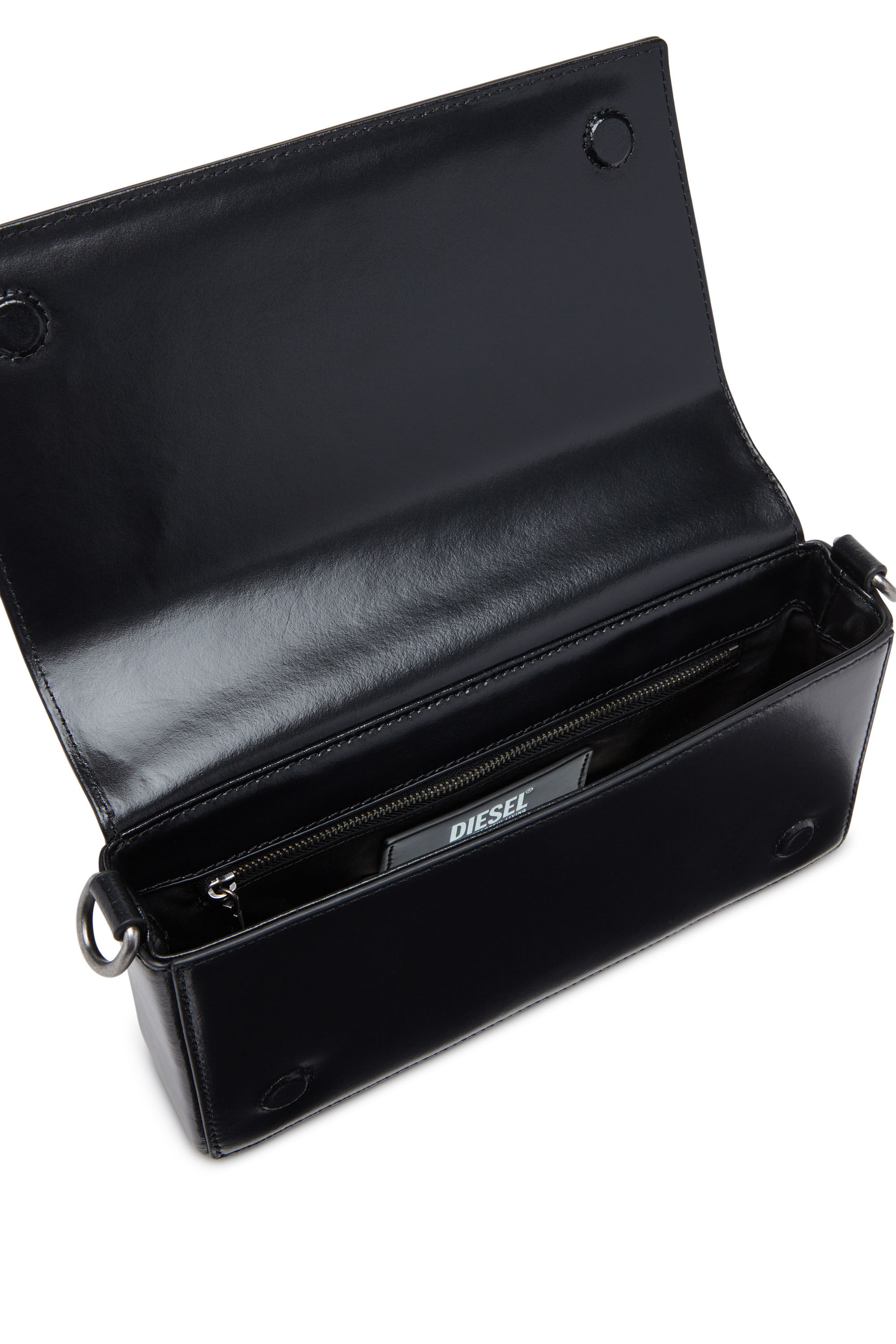 Women's Biscotto M-Leather shoulder bag with logo hardware
