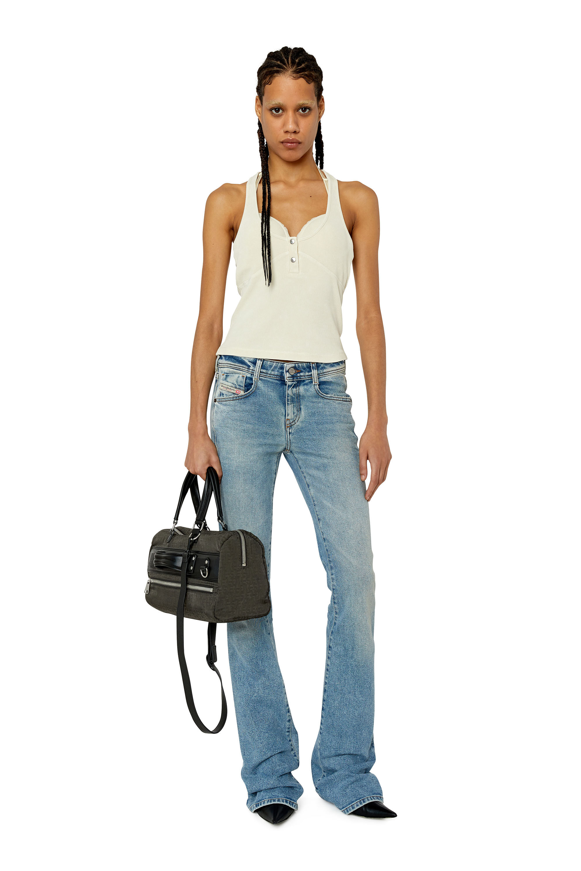 Diesel - 1969 D-Ebbey 09E86 Bootcut and Flare Jeans, Azul Claro - Image 1