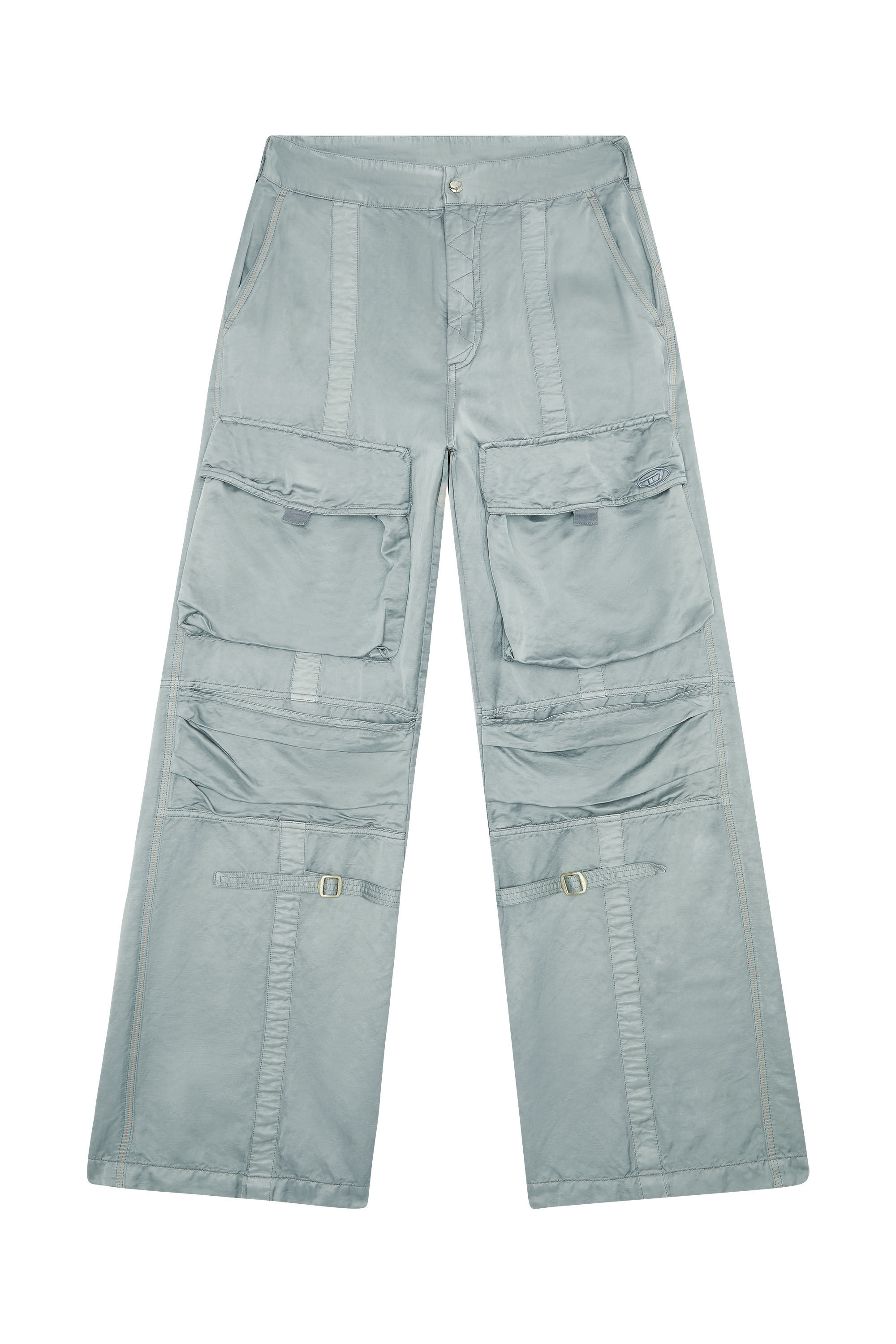 P-MOON Woman: Satin pants with multiple pockets | Diesel P-MOON Woman: Satin pants with multiple pockets | Diesel