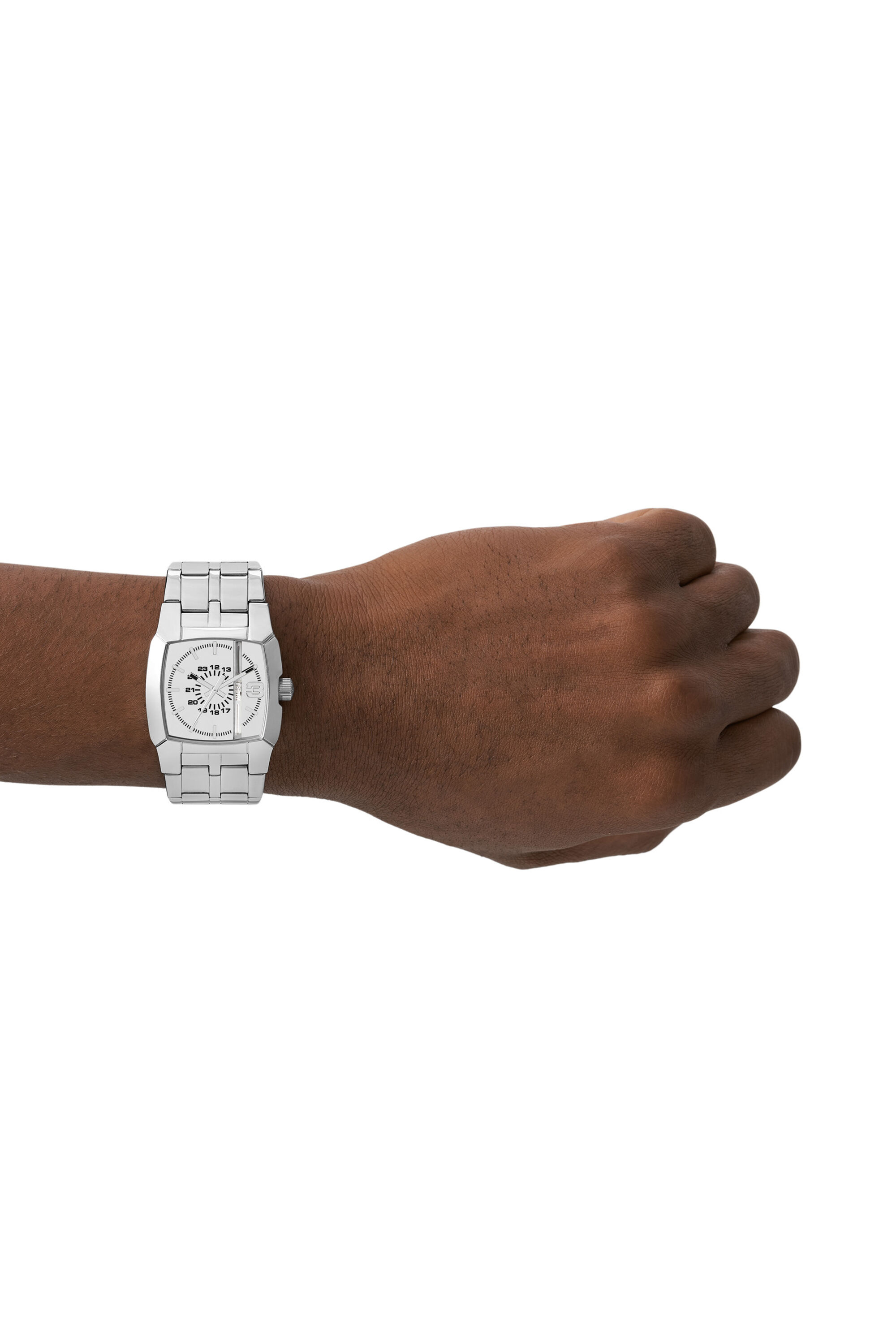 Diesel - DZ2152, Reloj Cliffhanger de acero inoxidable Unisex in Plateado - 5