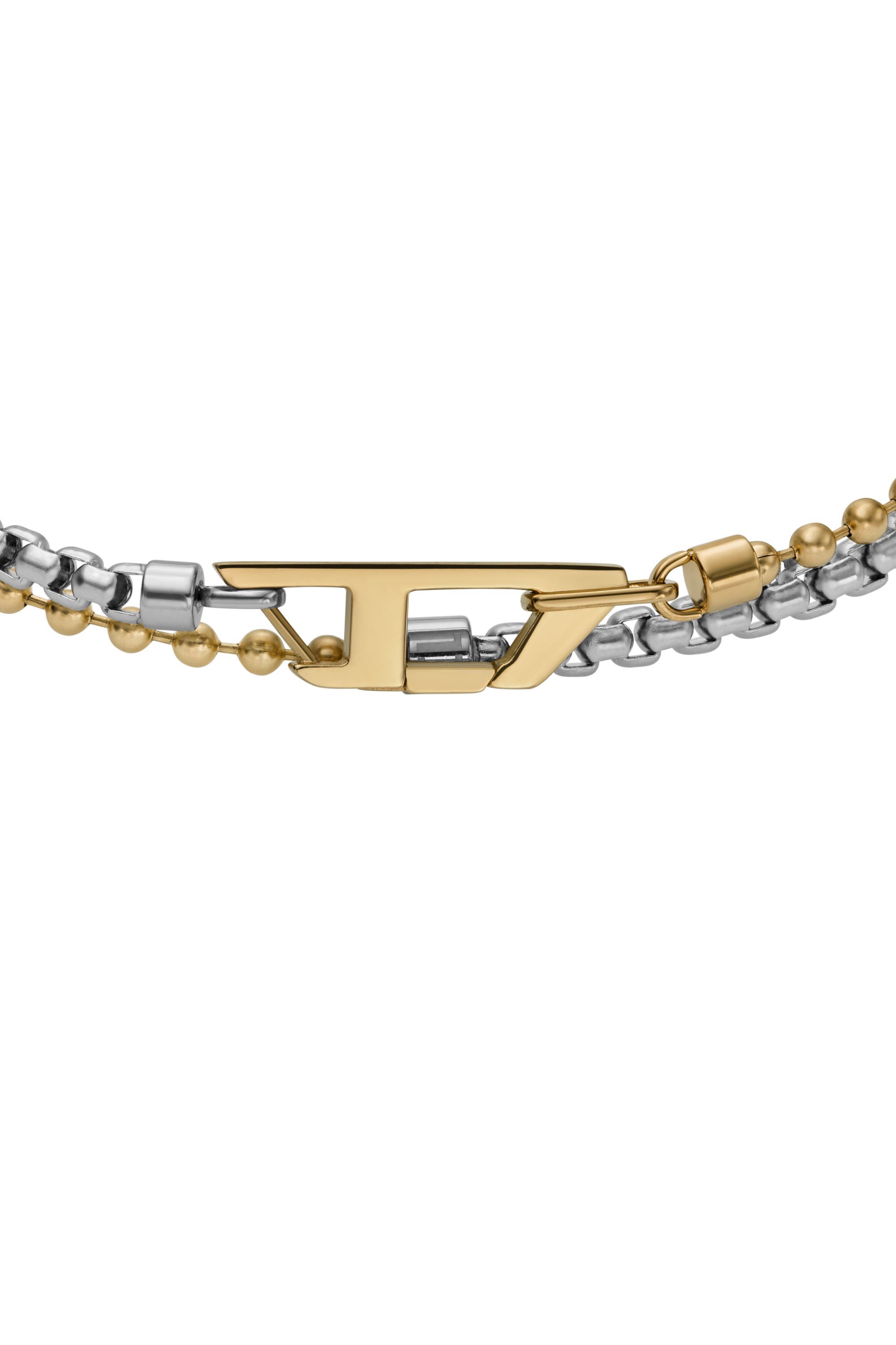 Diesel - DX1570931 JEWEL, Pulsera de cadena de acero inoxidable en dos tonos Unisex in Plateado - 2