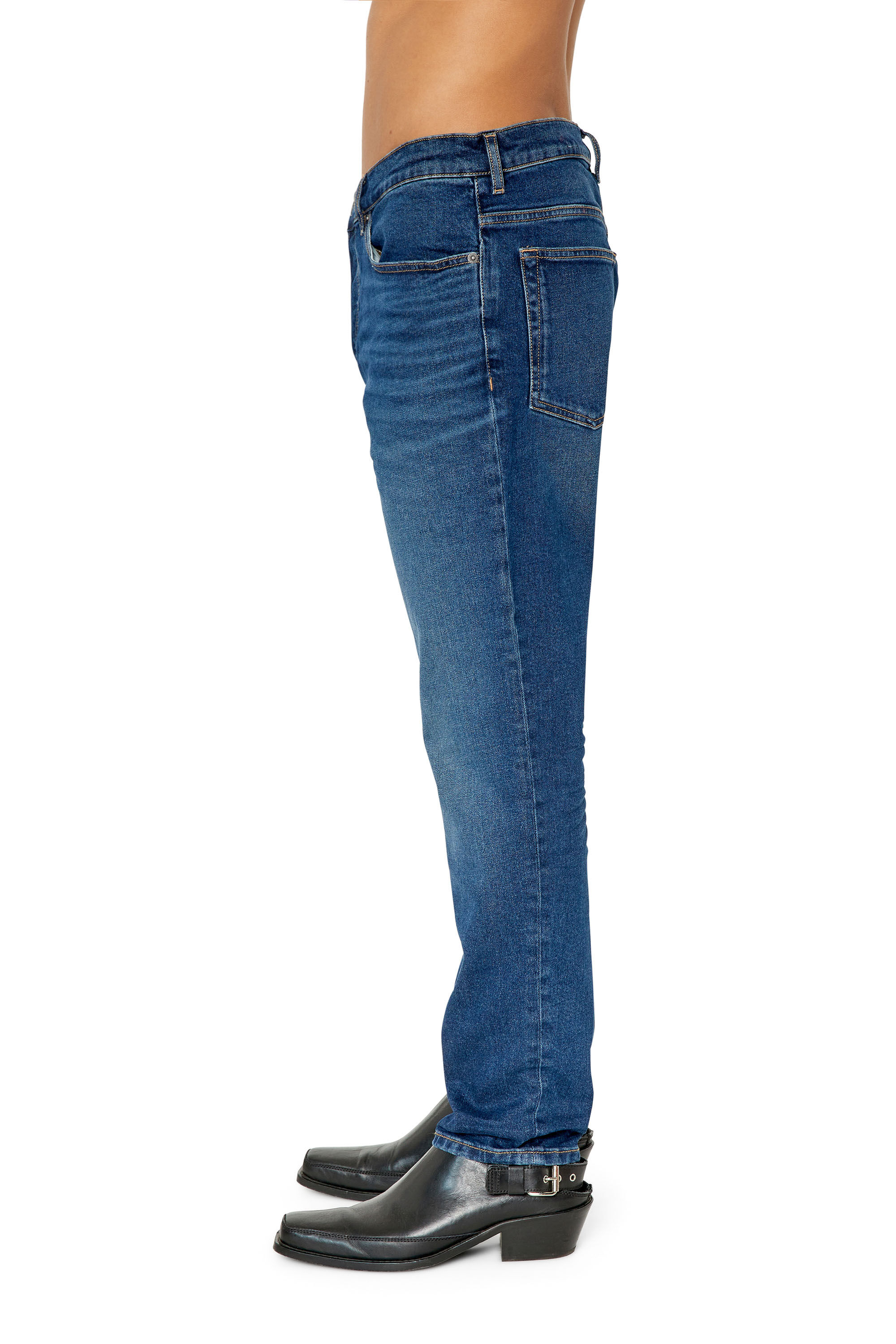 マイナステュー Minus two blue rigid denim jean