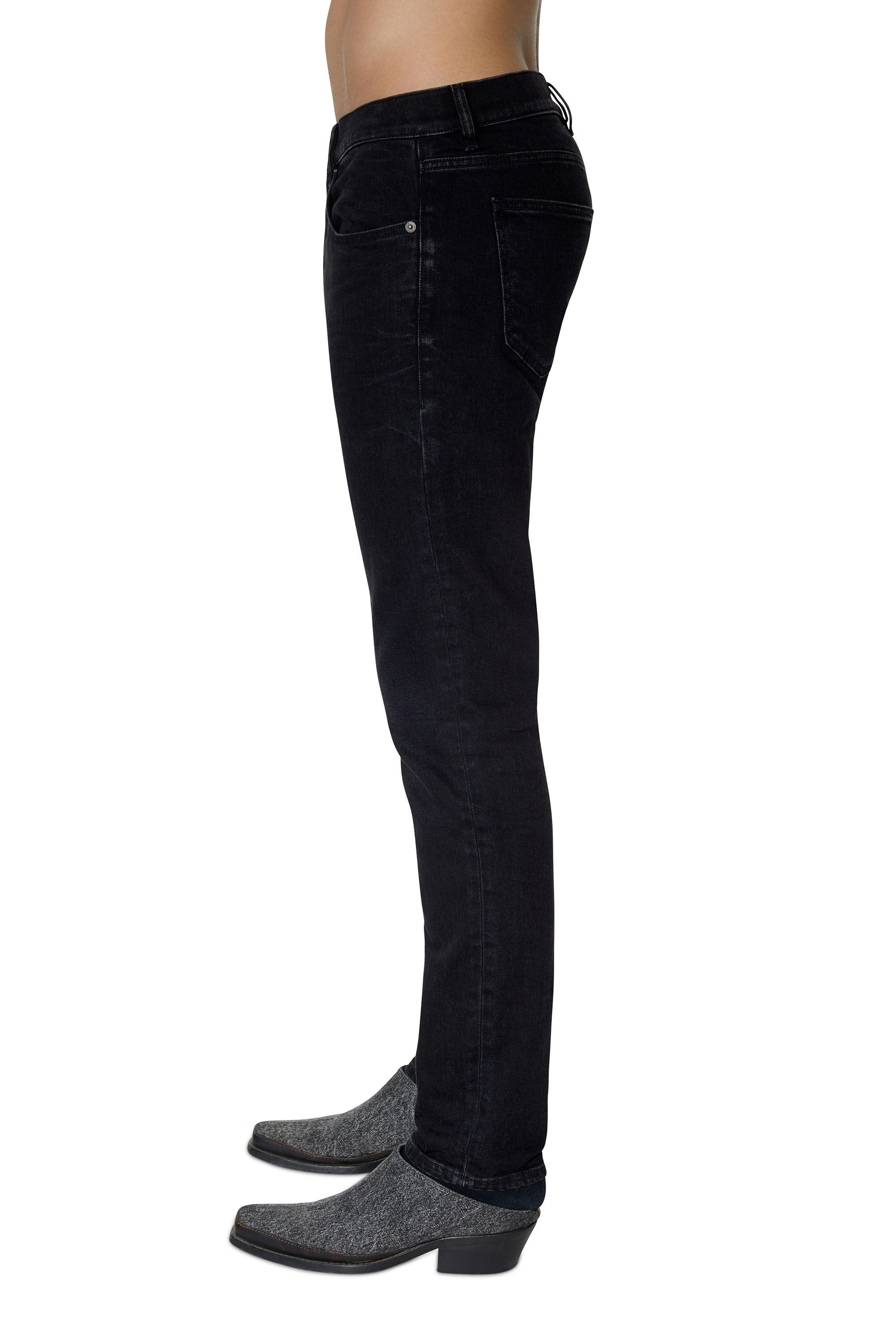 2019 D-STRUKT 09D48 Man: Slim Black/Dark grey Jeans | Diesel