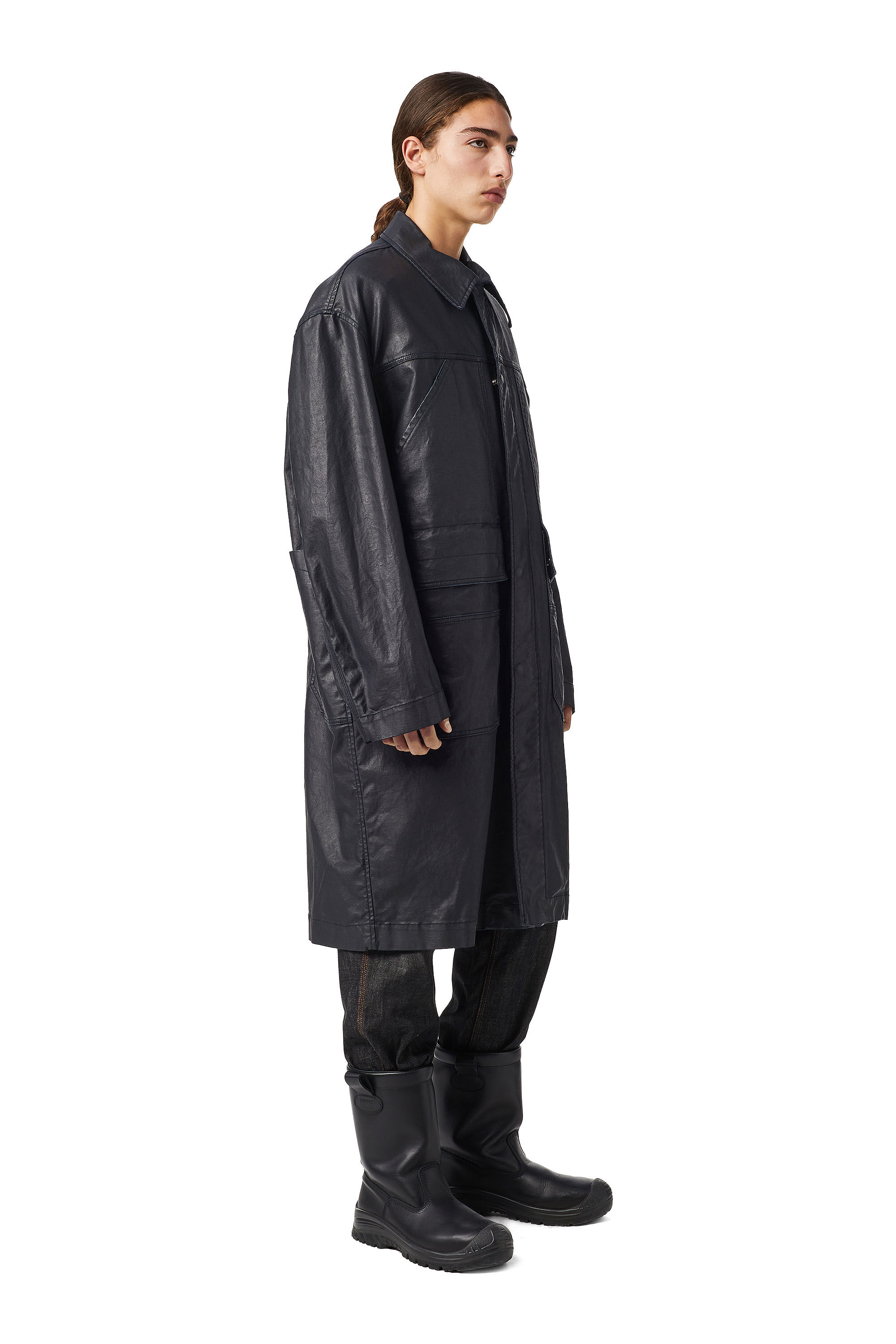 D ROBERT SP Man Trench coat with quilted vest Diesel