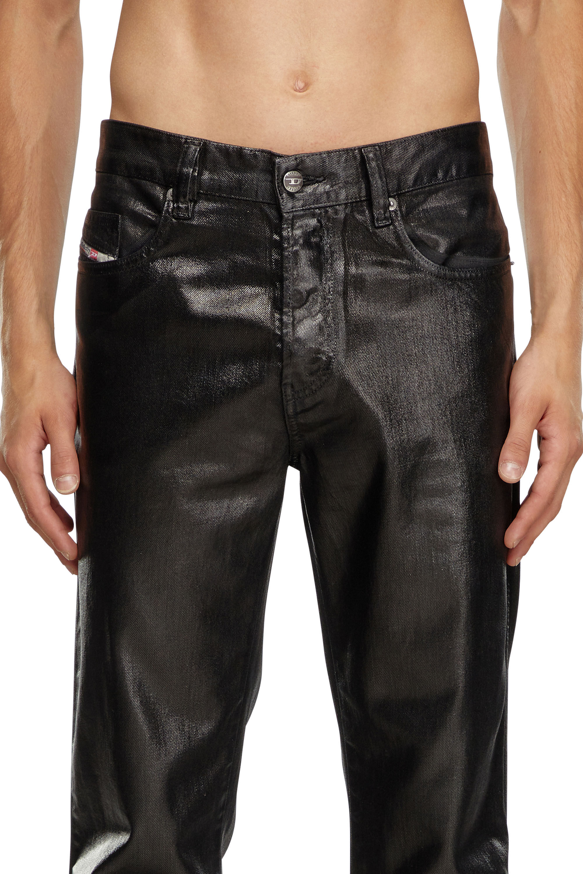 Diesel - Hombre Bootcut Jeans 1998 D-Buck 068MR, Negro/Gris oscuro - Image 5