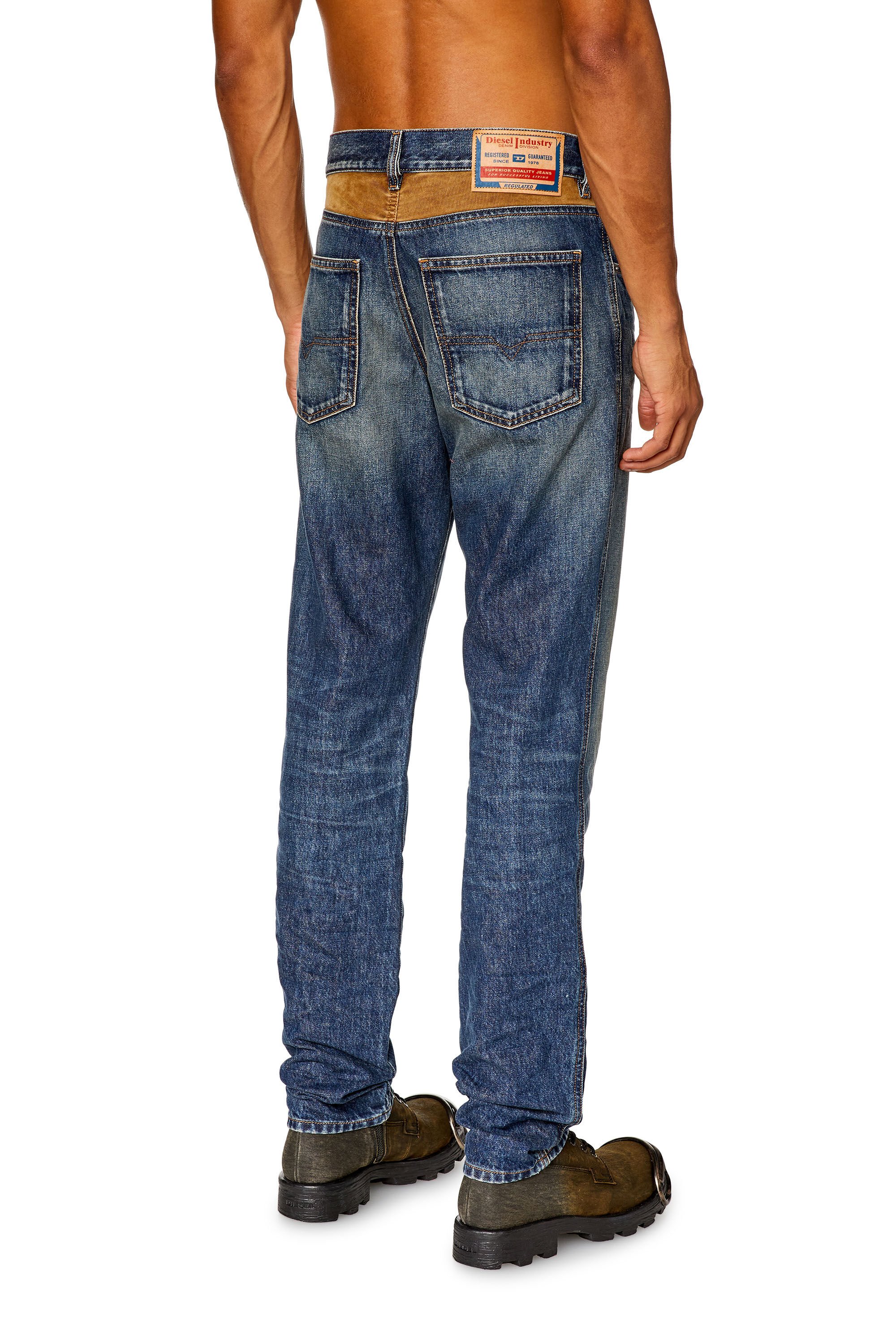 Diesel - Straight Jeans 1995 D-Sark 09I36, Azul Oscuro - Image 3