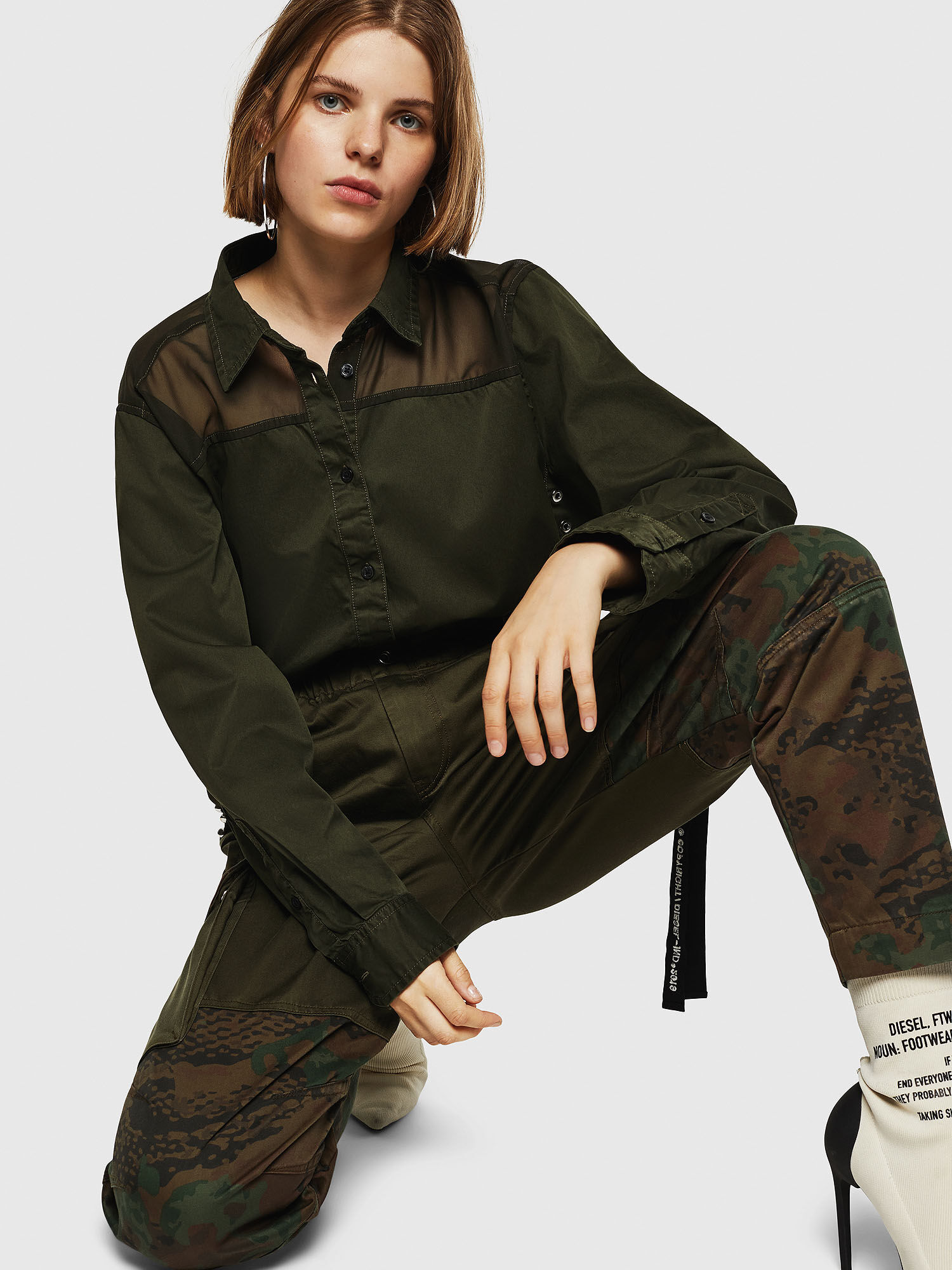 Diesel - P-THENA-A, Green Camouflage - Image 2