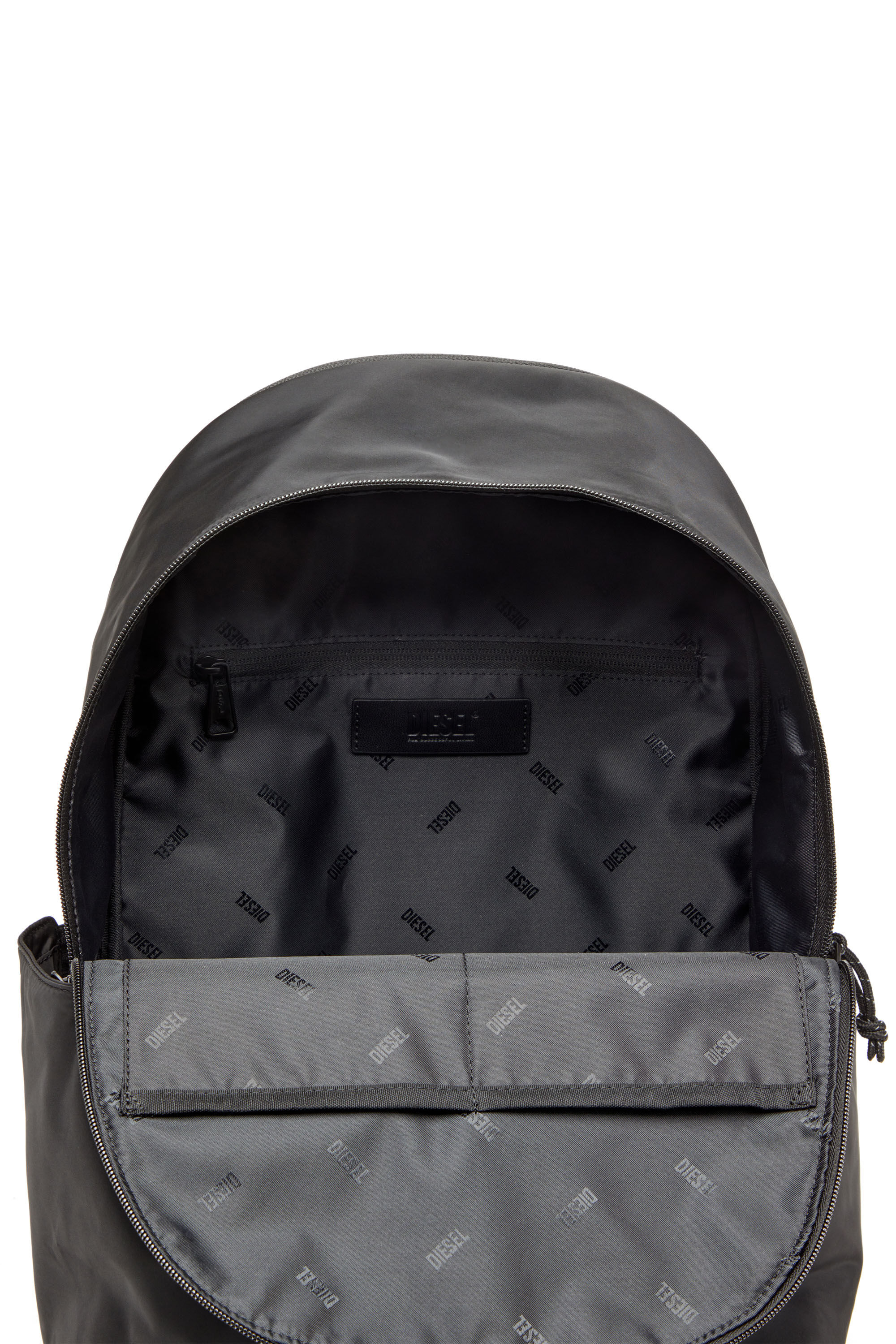 Diesel - D-PACK BACKPACK X, D-Pack-Mochila de tejido con un toque de satén Hombre in Negro - 2