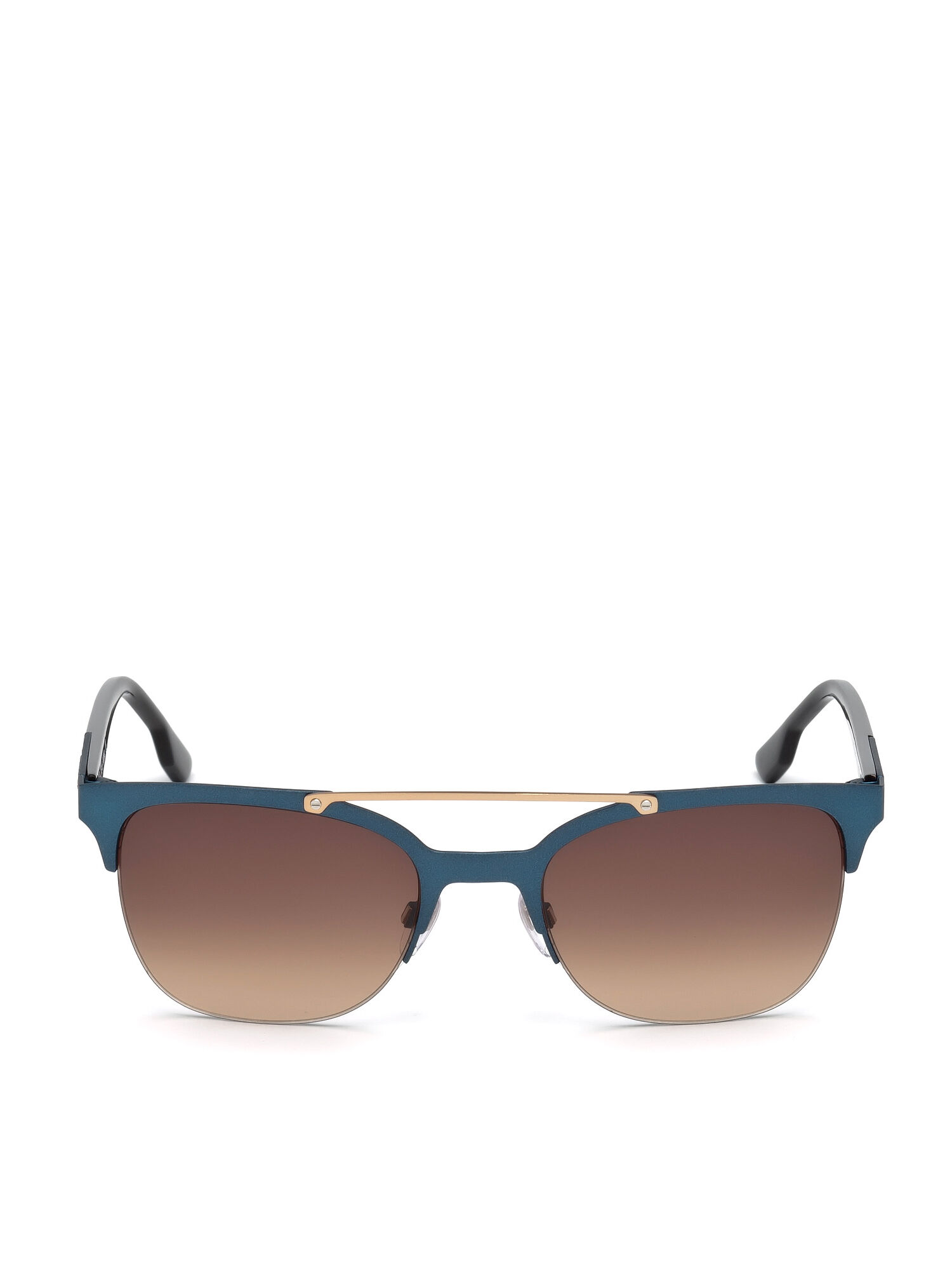 DL0215 Hombre Gafas cuadradas de doble puente de metal Diesel