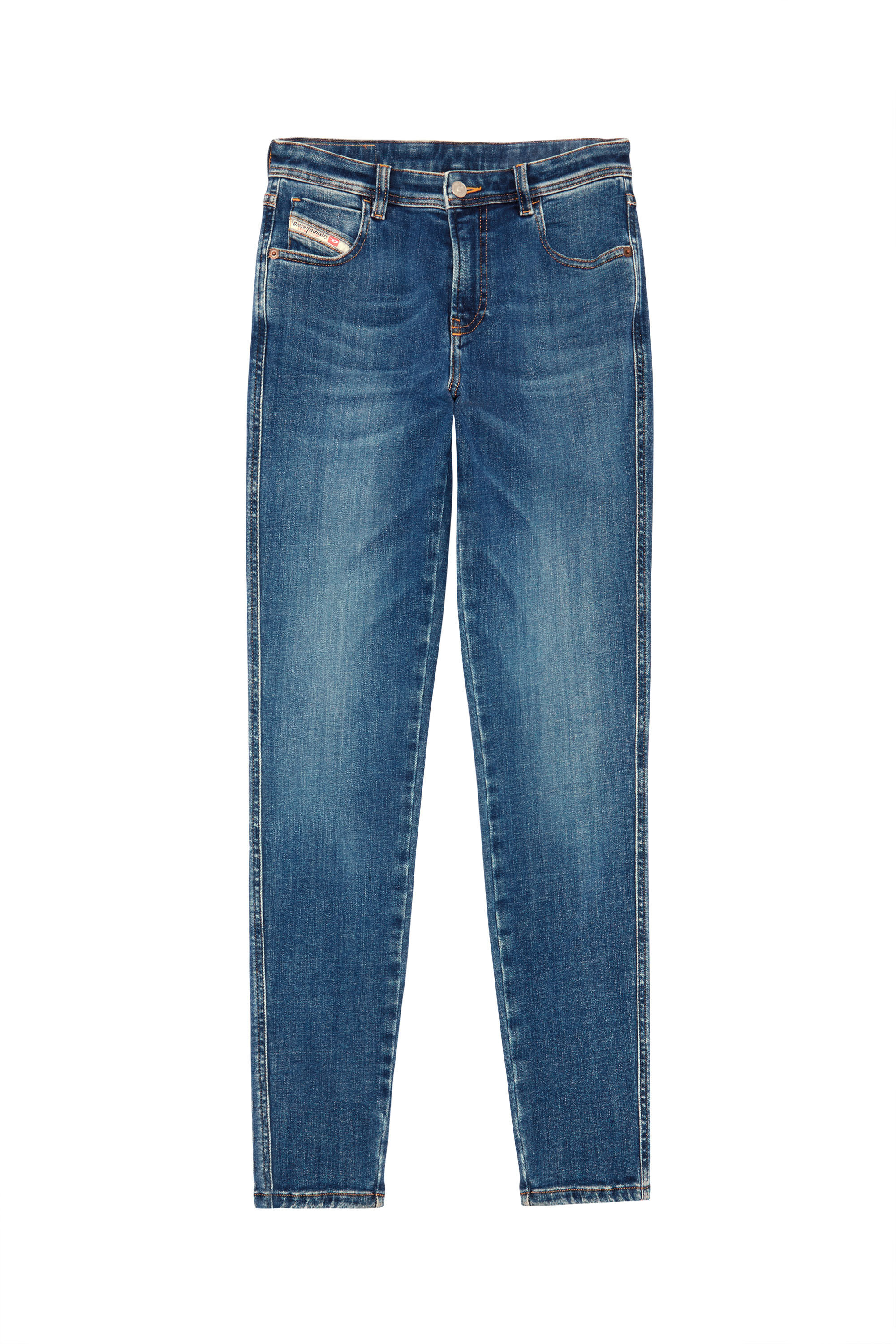 Diesel - 2015 BABHILA 09C59 Skinny Jeans, Azul medio - Image 2