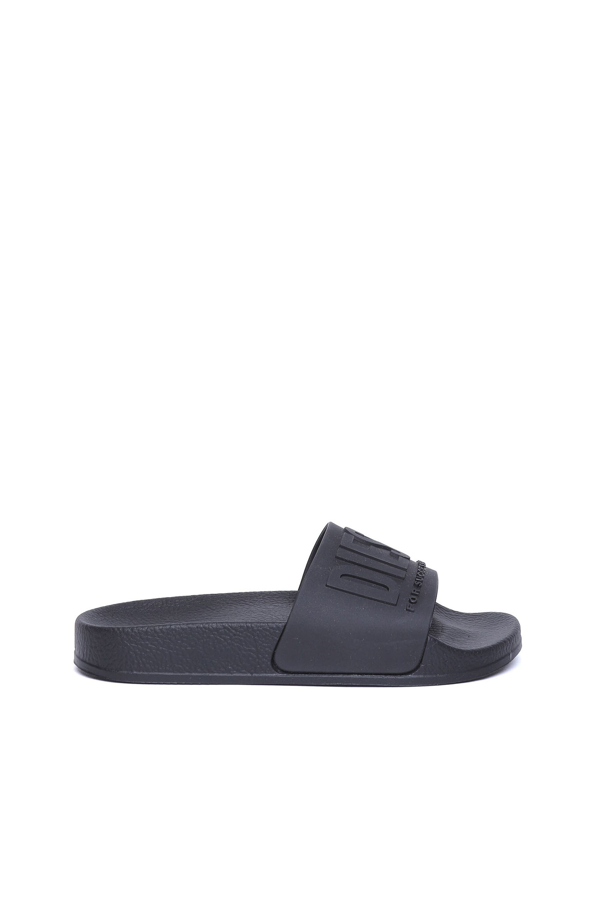 Diesel - SA-MAYEMI CC, Chanclas con el logotipo en relieve Unisex in Negro - 1