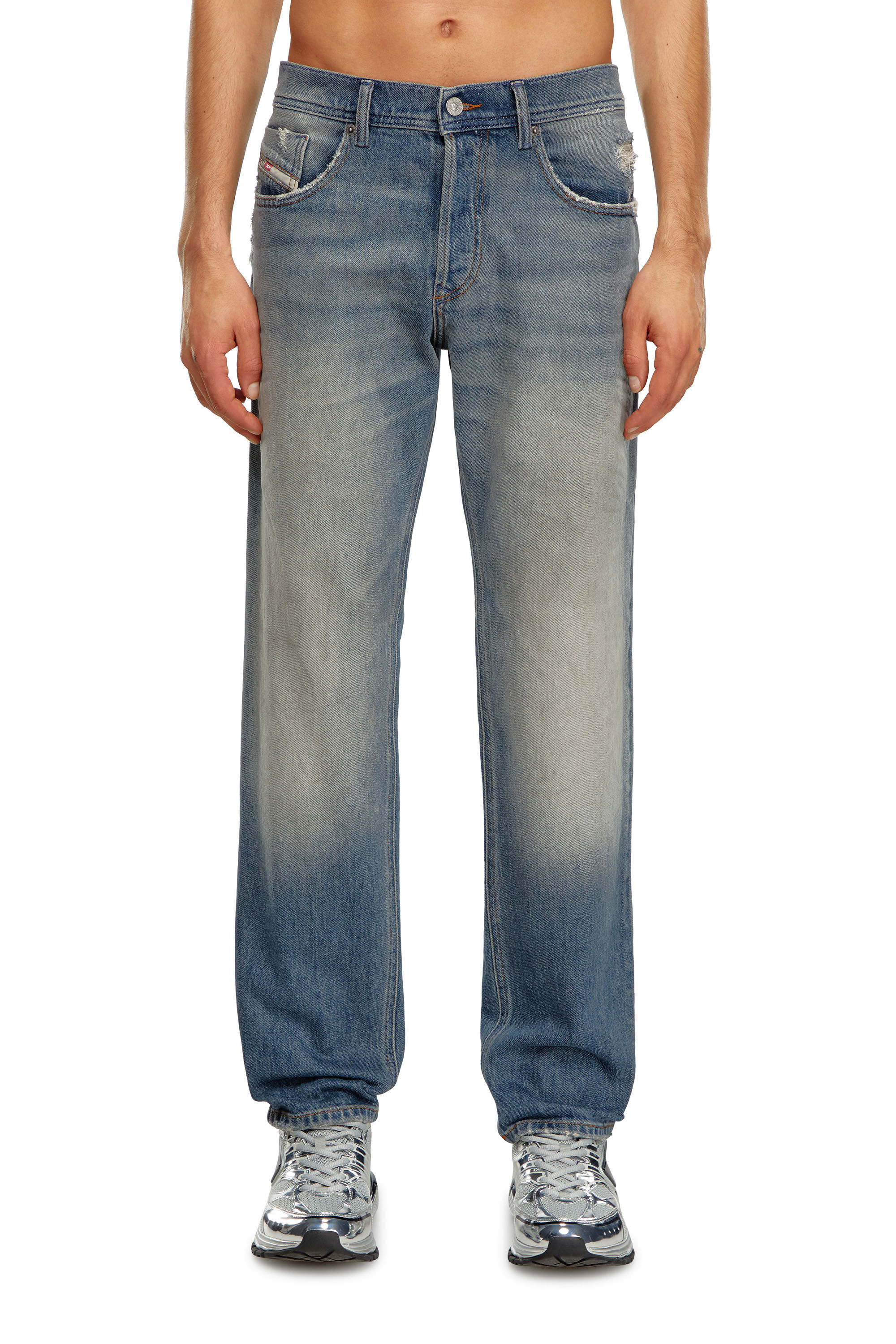 Diesel - Man's Regular Jeans 2023 D-Finitive 0GRDC, Medium blue - 3