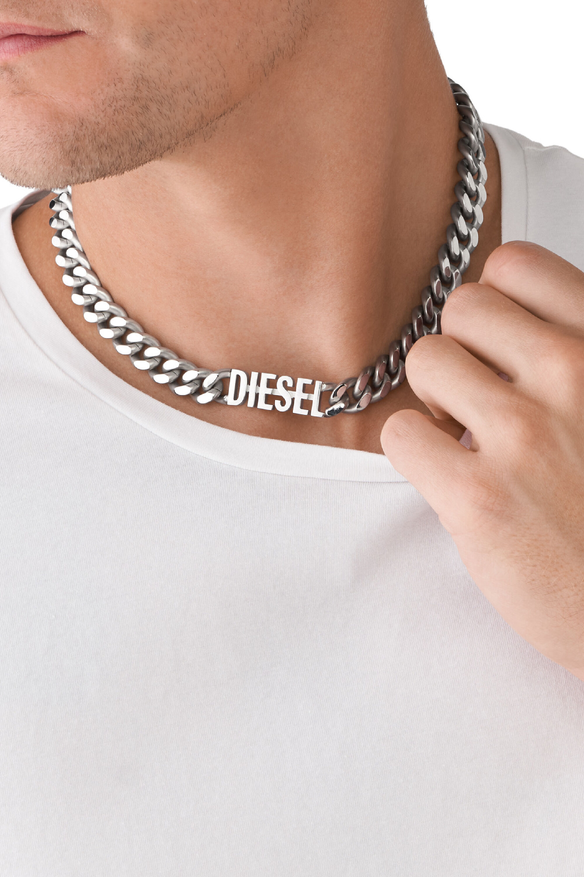 Diesel - DX1388, Choker de acero inoxidable Hombre in Plateado - 3