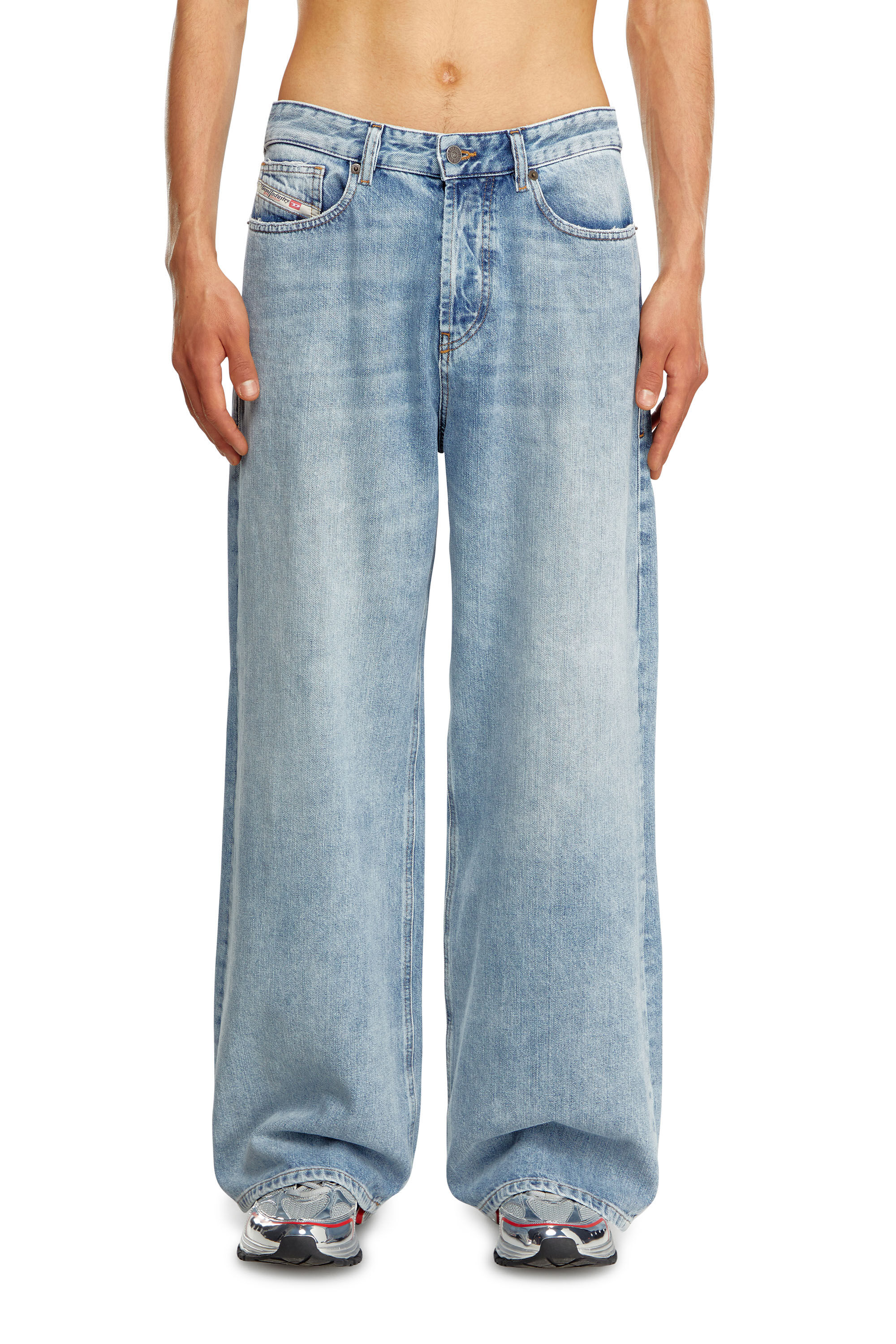 Diesel - Woman Straight Jeans 1996 D-Sire 09H57, Light Blue - Image 7