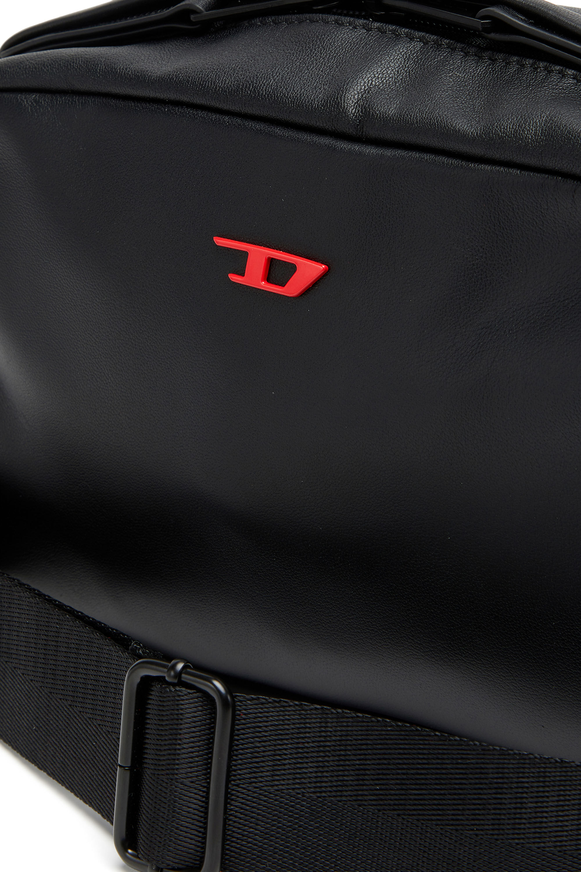 Diesel - RAVE CAMERA BAG X, Rave-Bolso tipo cámara de cuero napa Hombre in Negro - 5