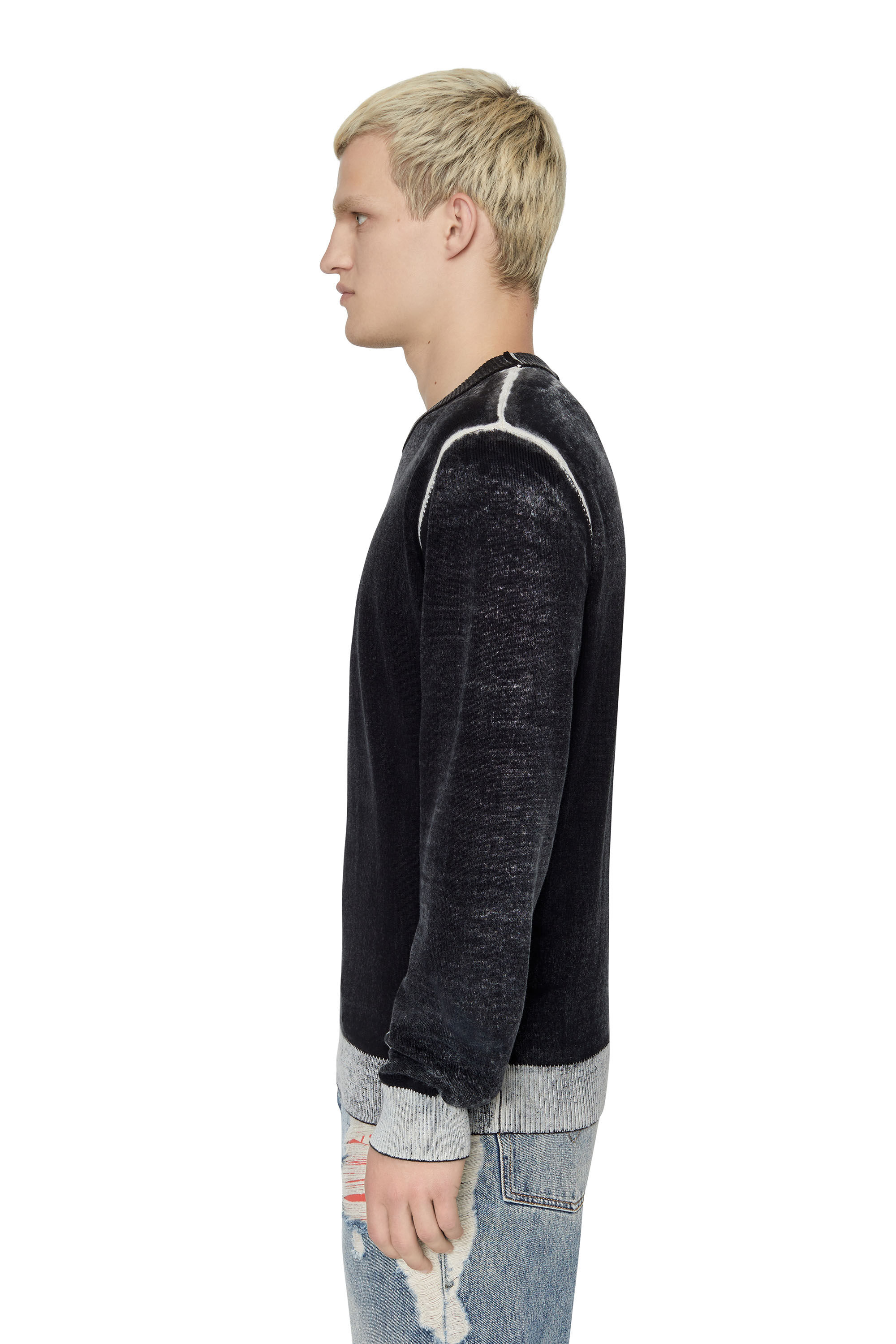 K-LARENCE Man: Printed cotton jumper | Diesel K-LARENCE Man: Printed cotton jumper | Diesel
