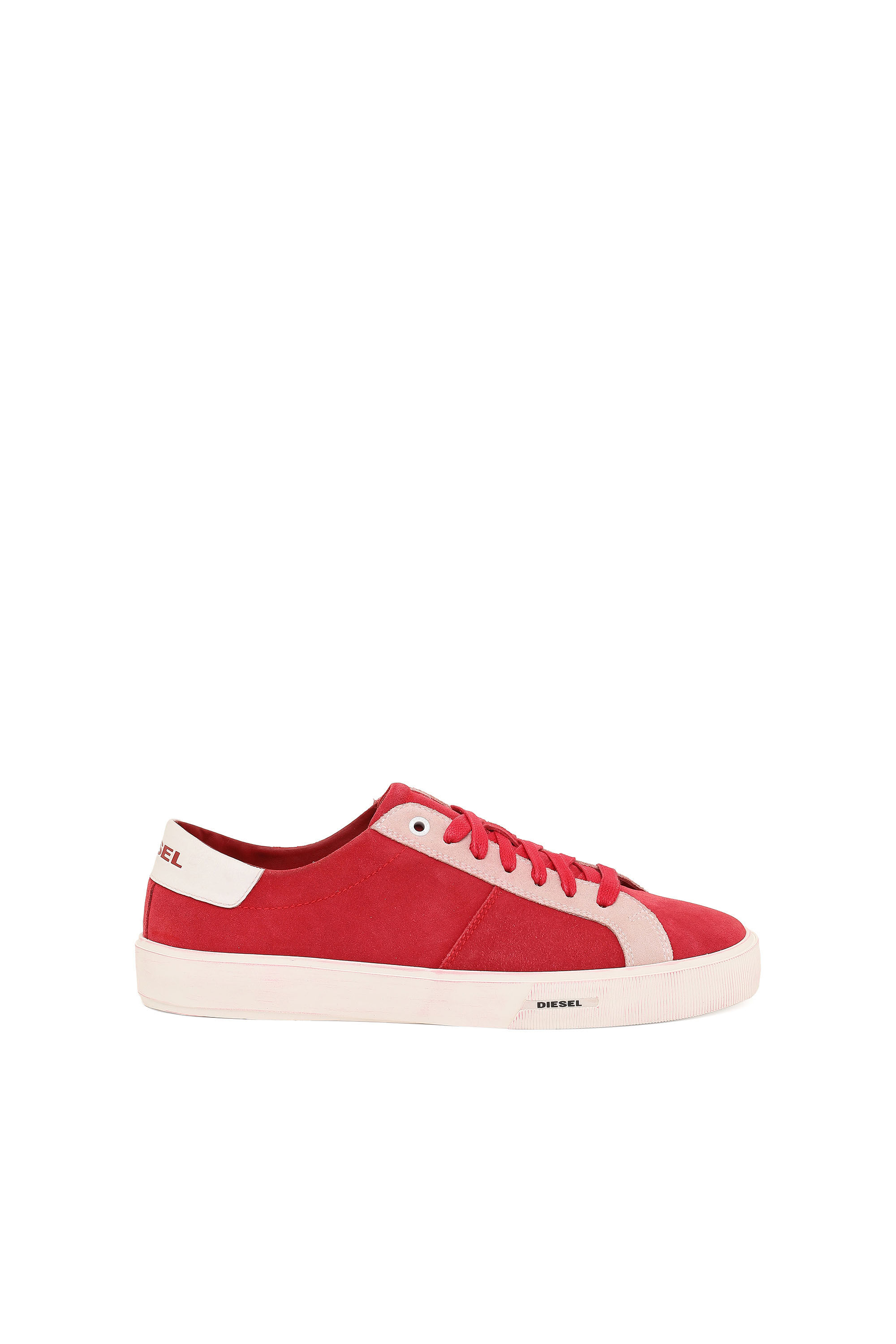 diesel leather sneakers