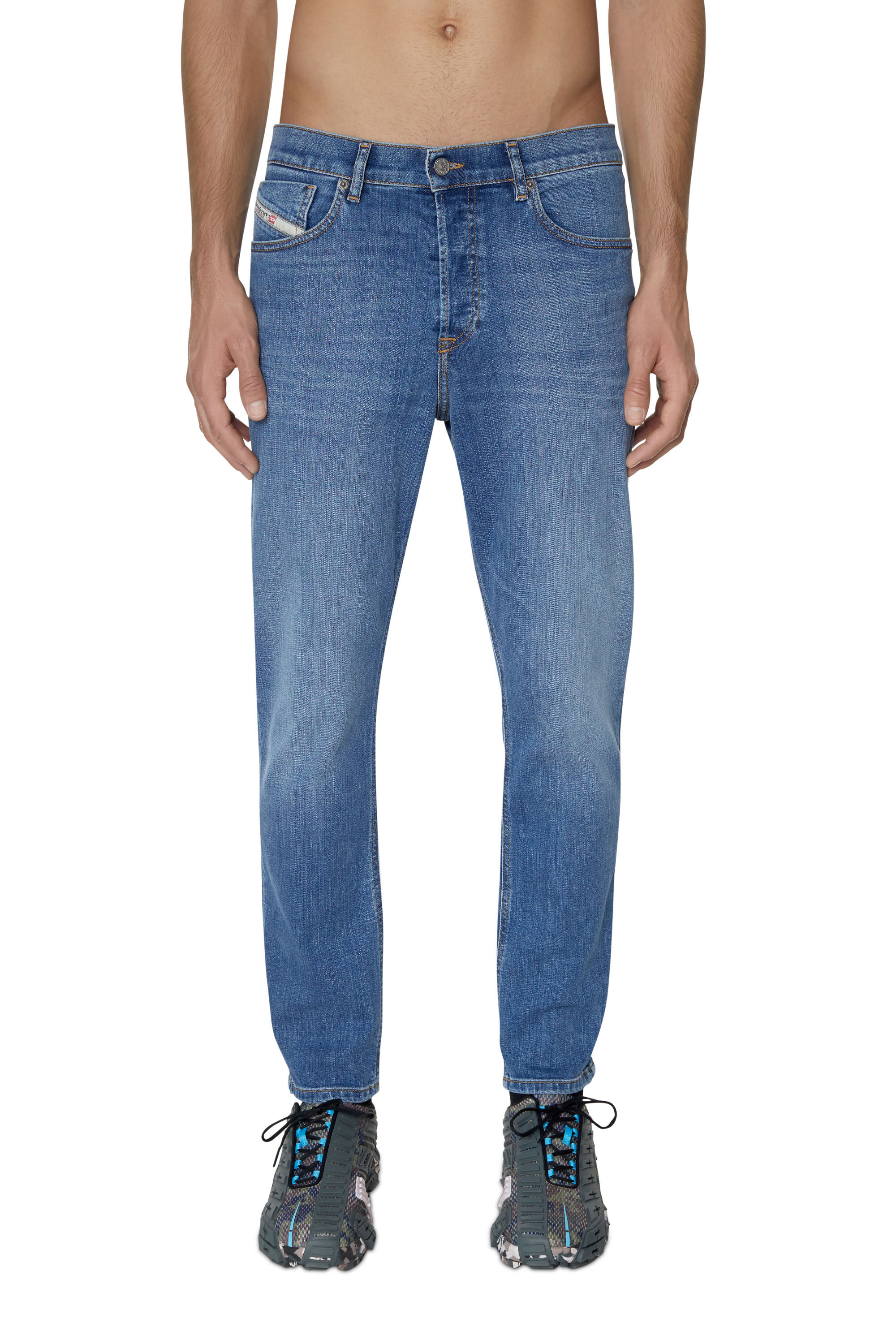 Diesel - 2005 D-Fining 09D47 Tapered Jeans, Medium blue - Image 3