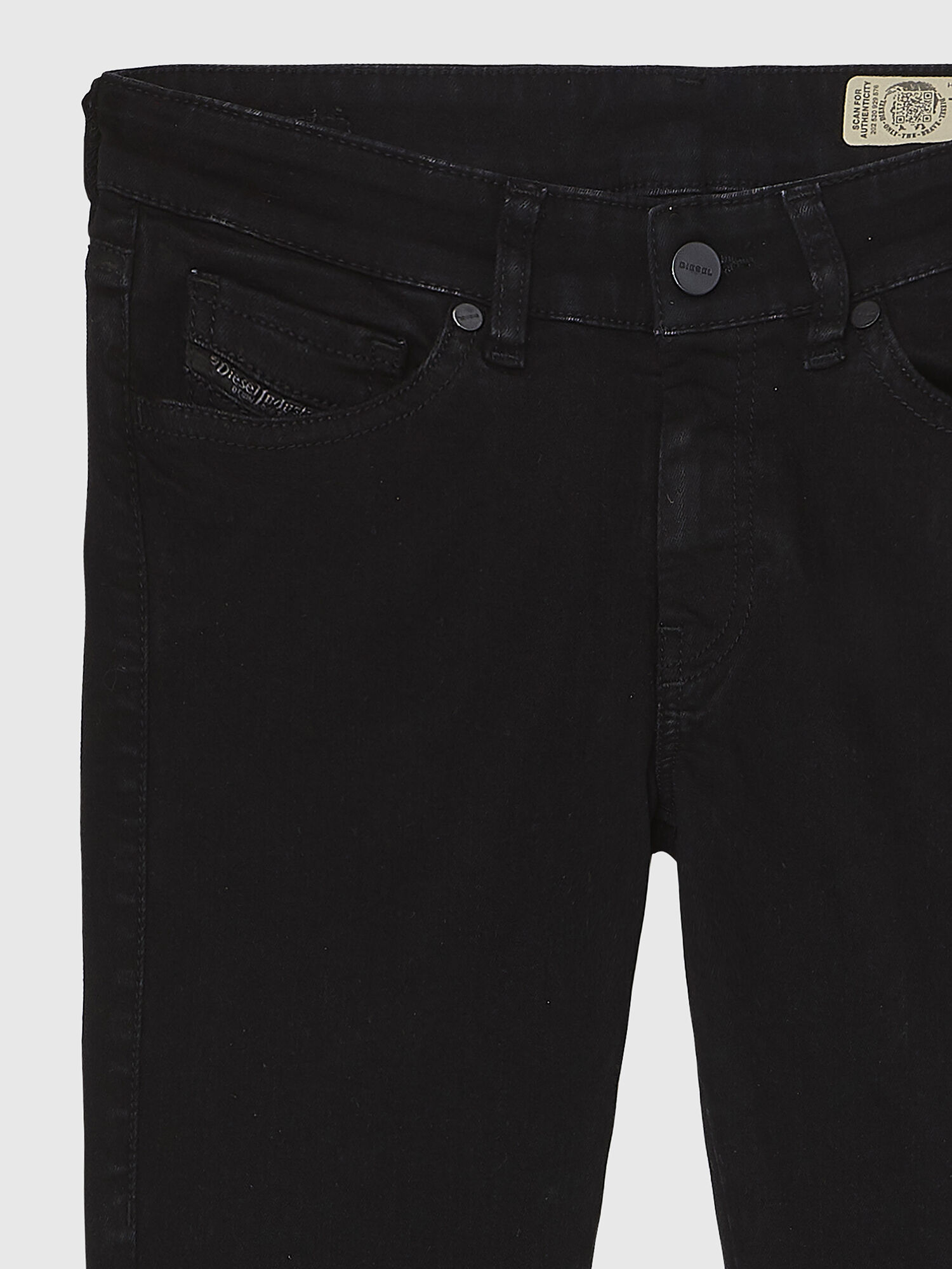 Diesel - Slandy Skinny Jeans A69EF, Black/Dark Grey - Image 2