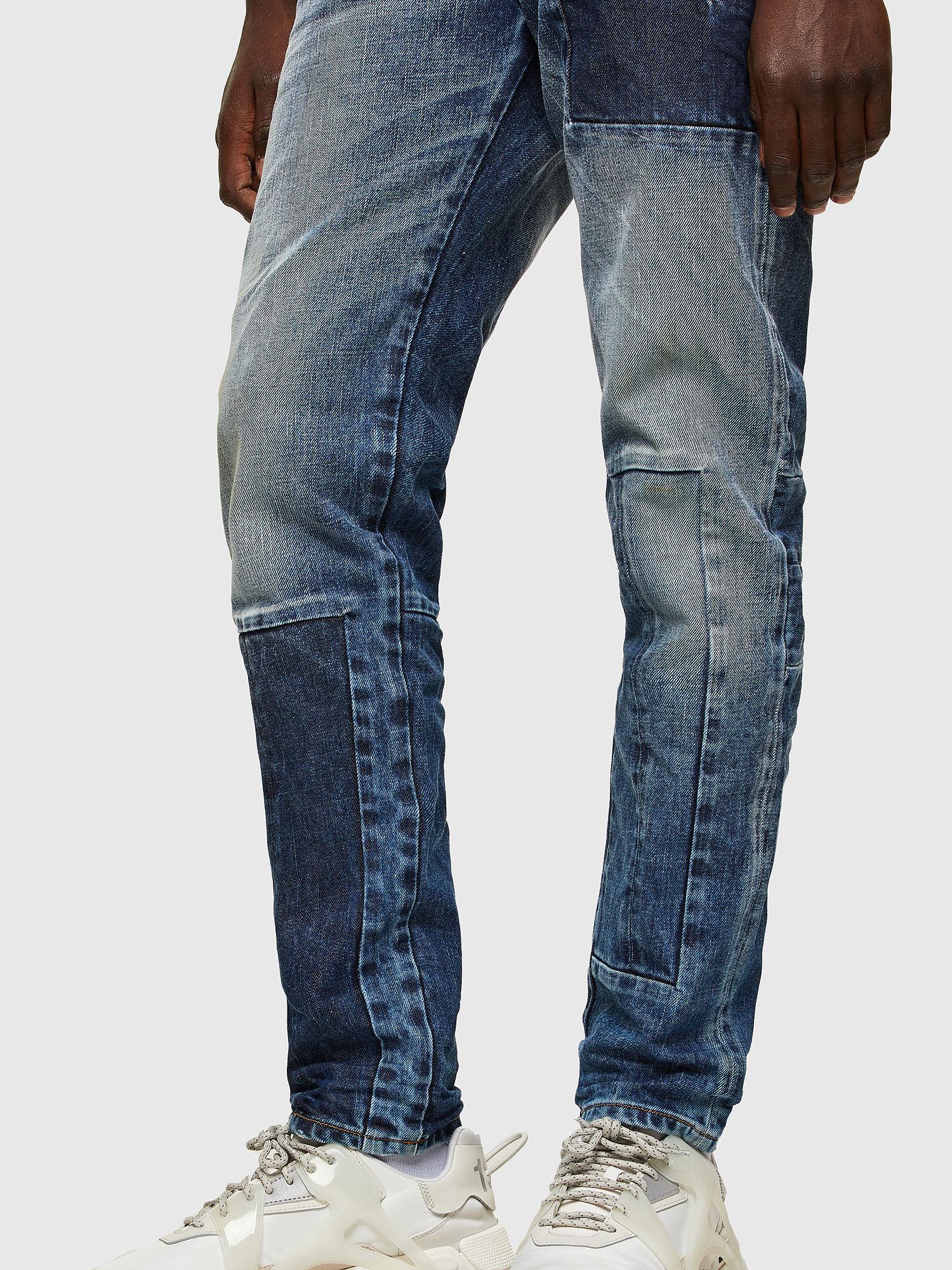 Diesel - D-Strukt Slim Jeans 009NI, Medium Blue - Image 5