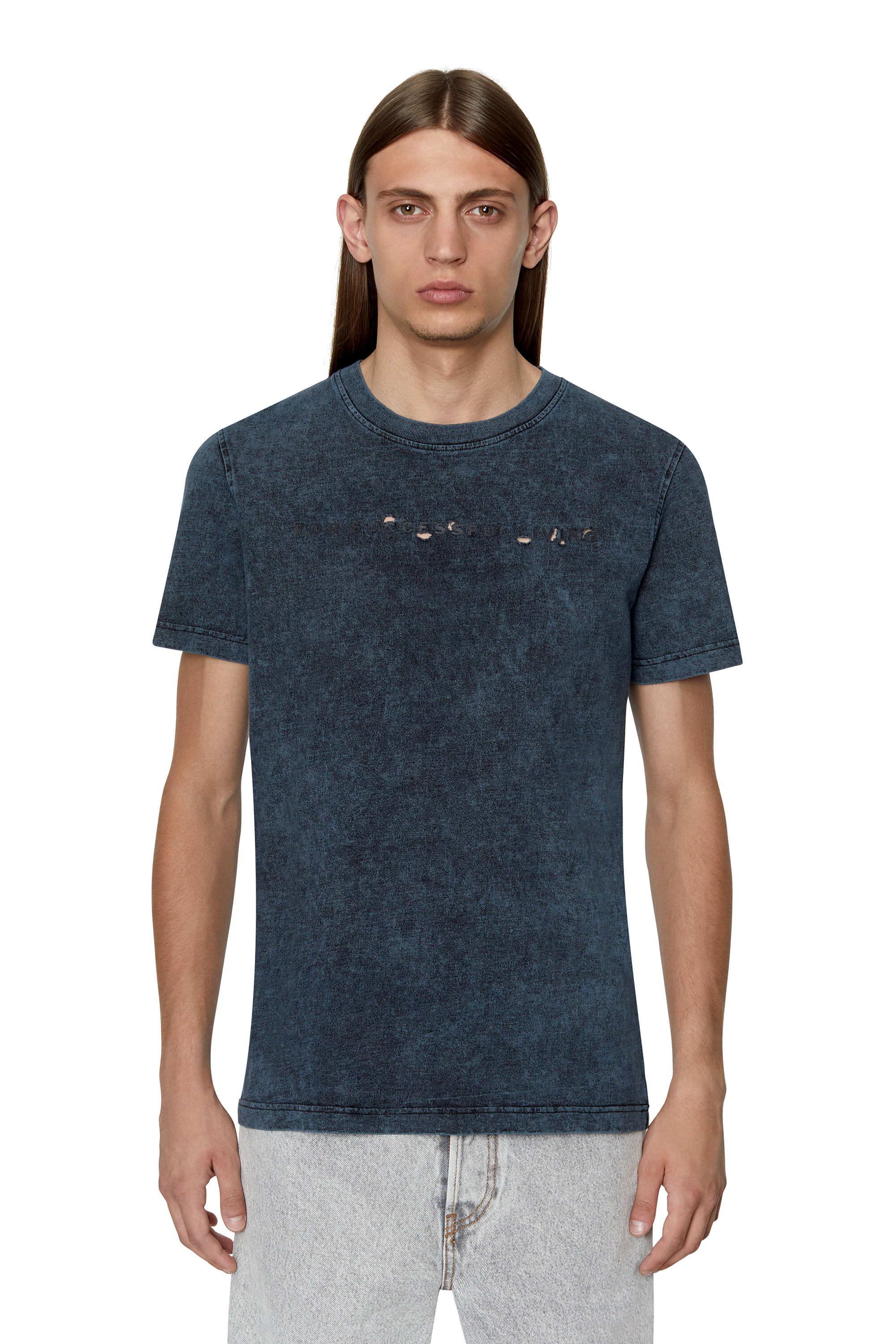 Tシャツ・カットソー DIESEL FW25 Diesel Shirts Blue (A19437 0DLBV8LD) A16143_0BNET_8MS_I.jpg