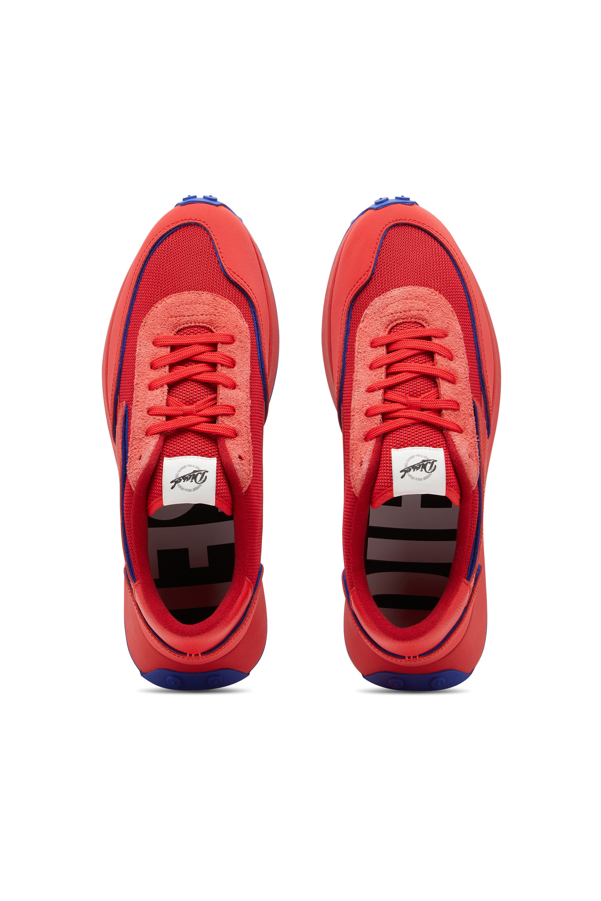 S-RACER LC Man: Sneakers in mesh, suede and leather | Diesel
