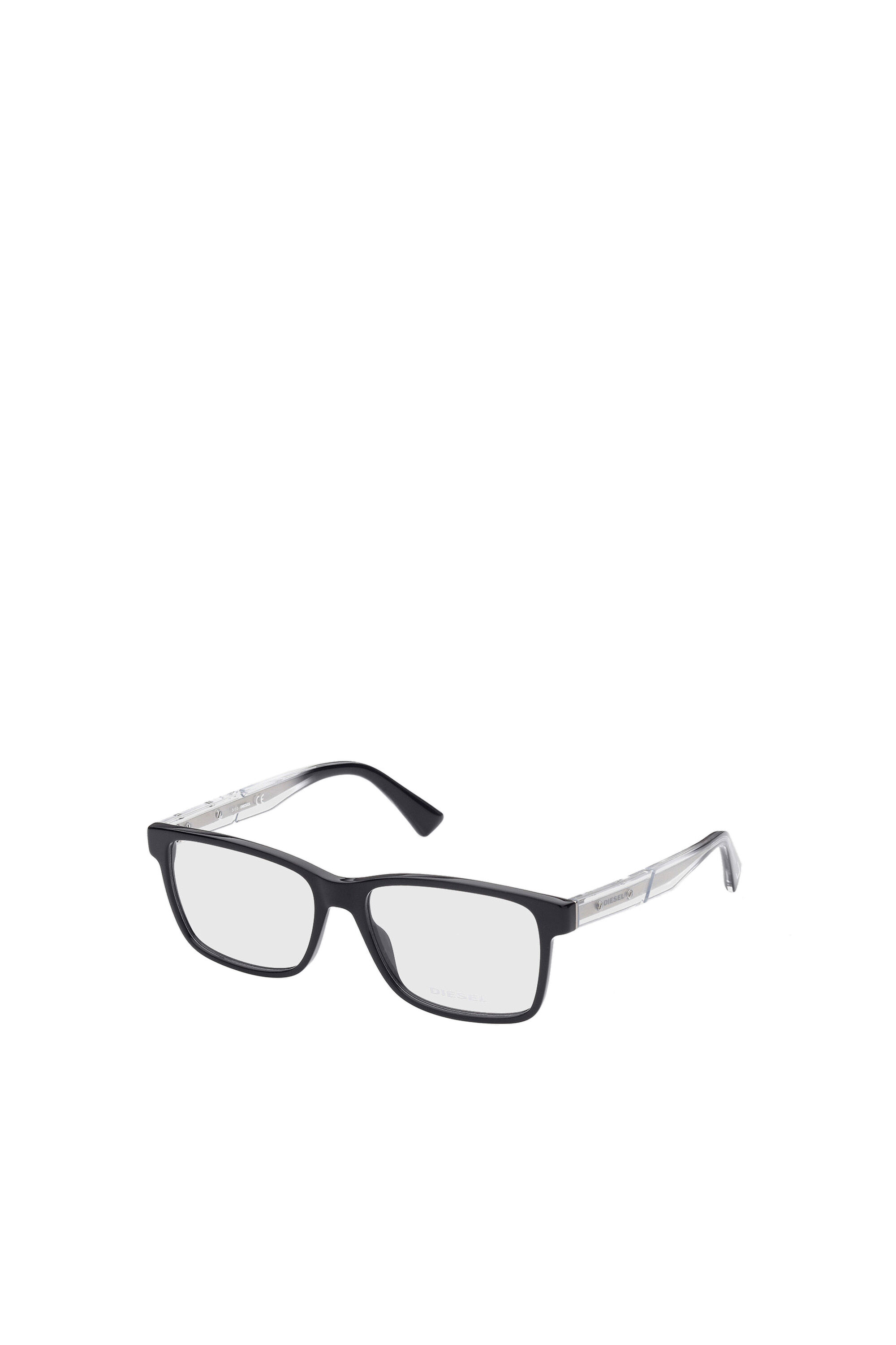 Diesel - DL5407, Man's Optical glasses with rectangular shape in Black - 2