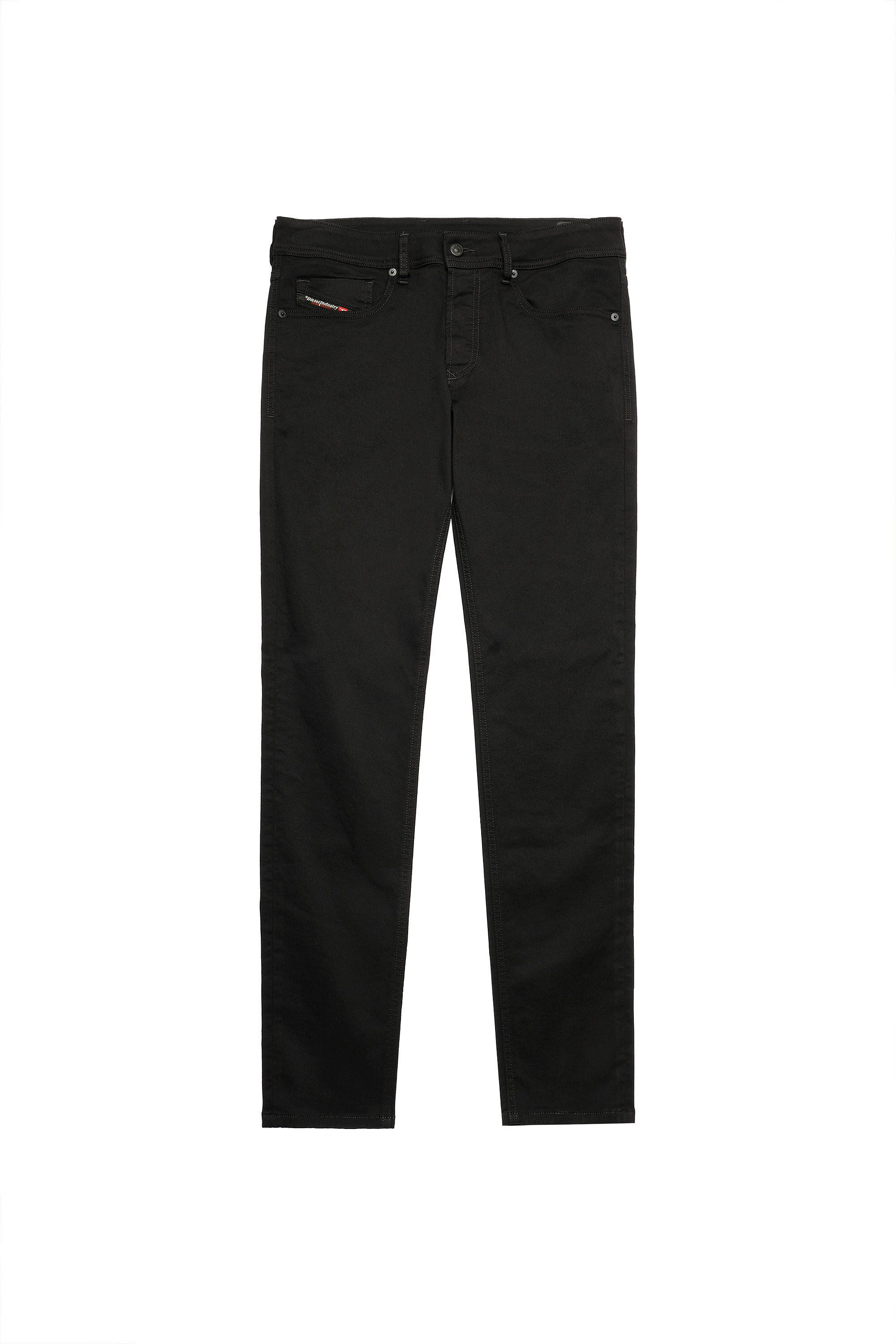 Diesel - Sleenker Skinny Jeans 069EI, Black/Dark Grey - Image 2