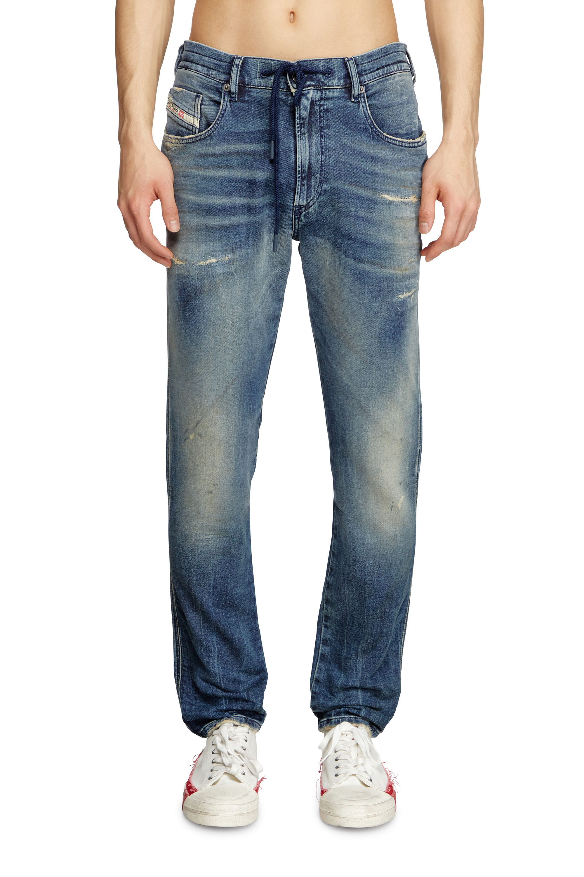 Diesel - Slim 2060 D-Strukt Joggjeans® 068PN Hombre, Azul medio - 3