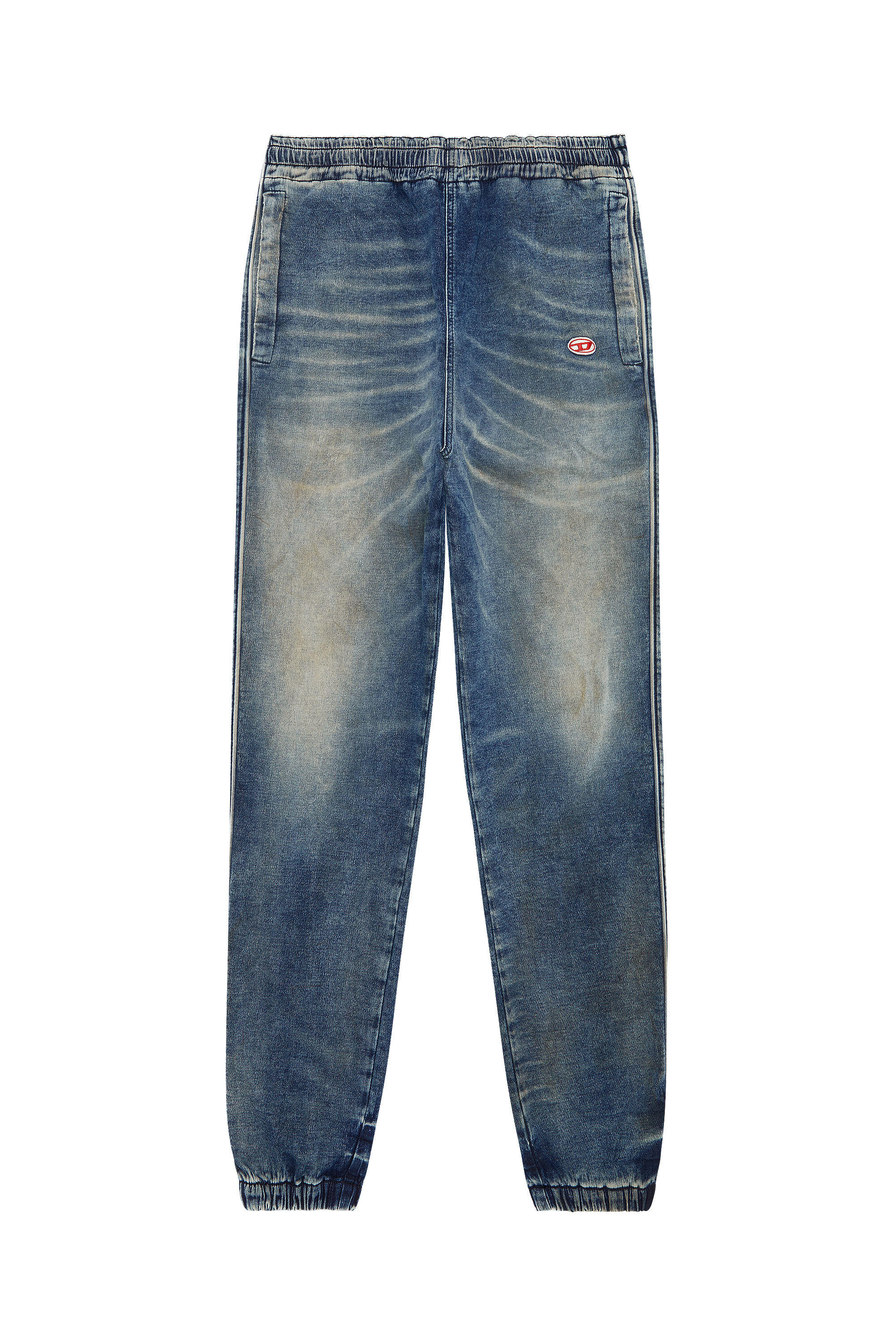 Diesel - Tapered D-Lab Track Denim 068FN, Azul Oscuro - Image 2