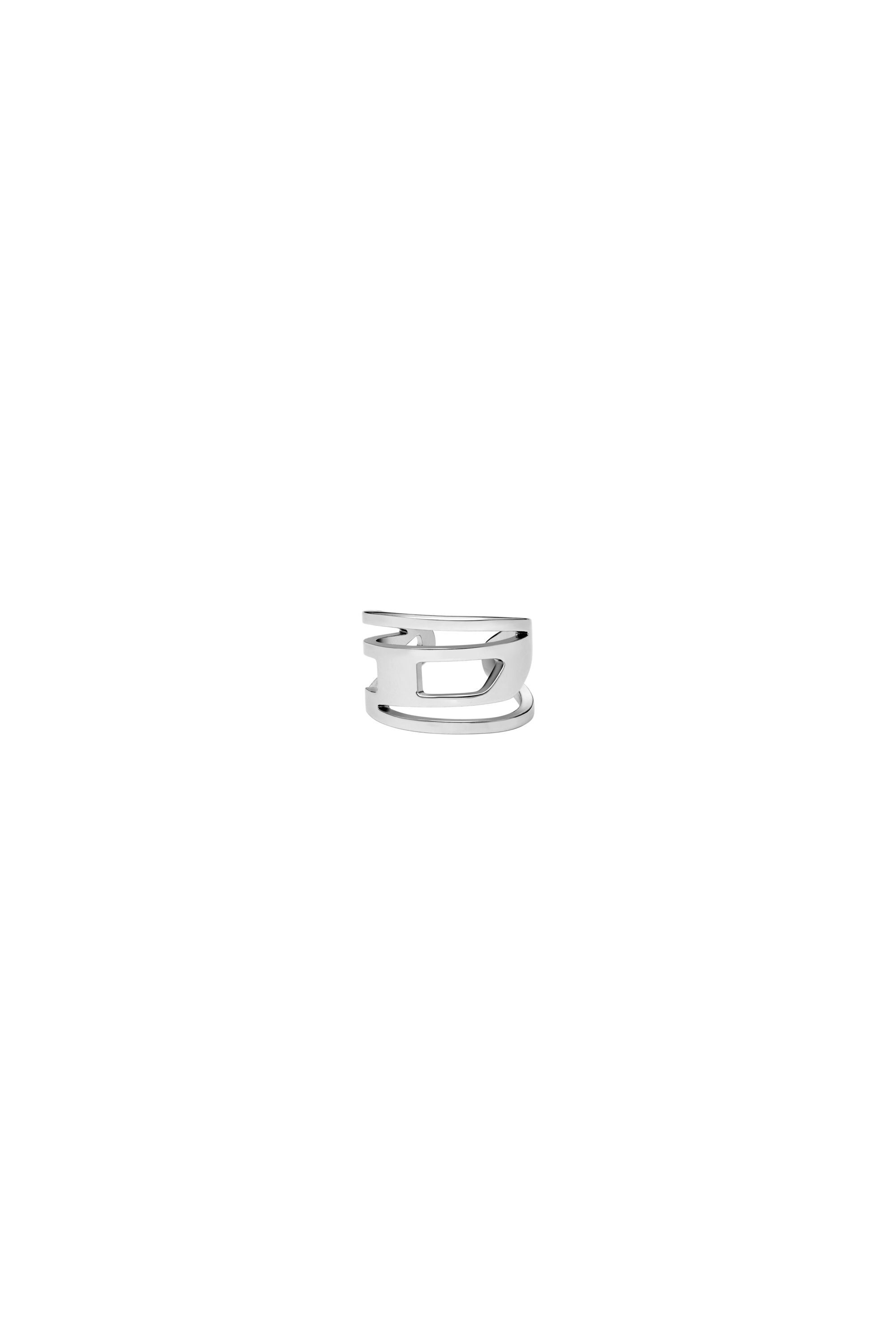 ☆DIESEL☆ D Logo Single Ear Cuff Earrings DX1532040 Women's Stainless Steel Ear Cuff | Silver | Diesel