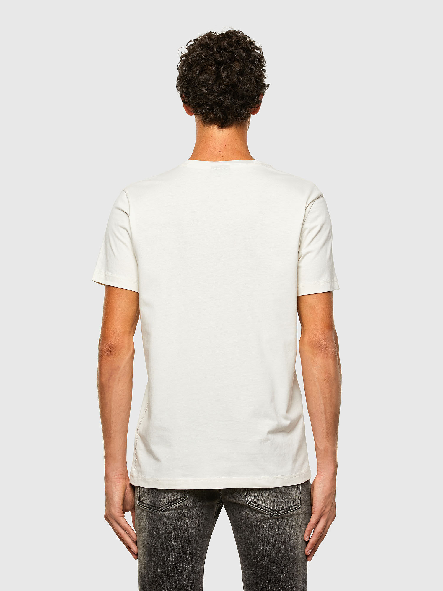 T-DIEGOS-X45 Man: T-shirt with Weird As Hell embroidery | Diesel