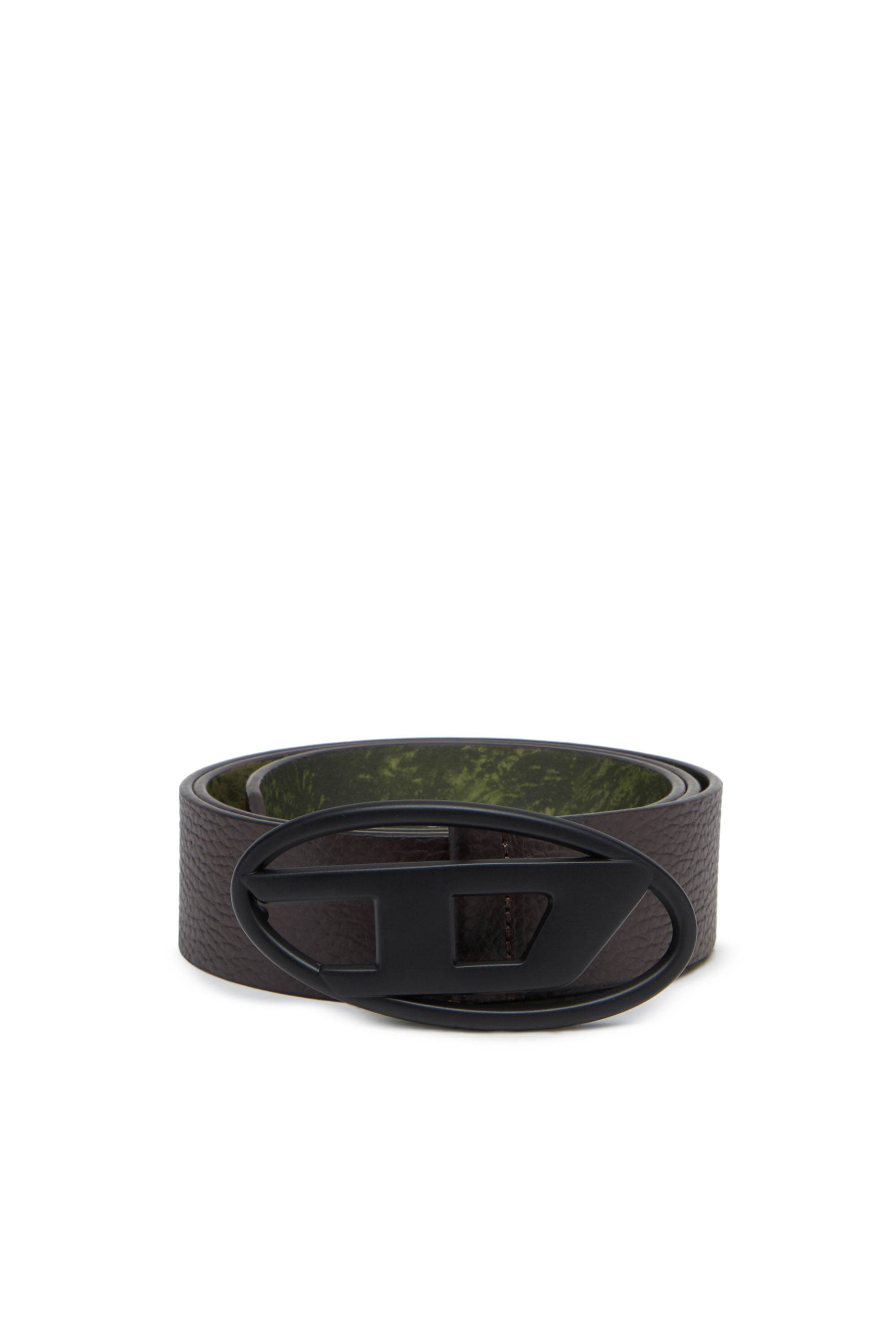 Diesel - B-1DR REV, Cinturón reversible de cuero y PU Hombre in Negro - 1