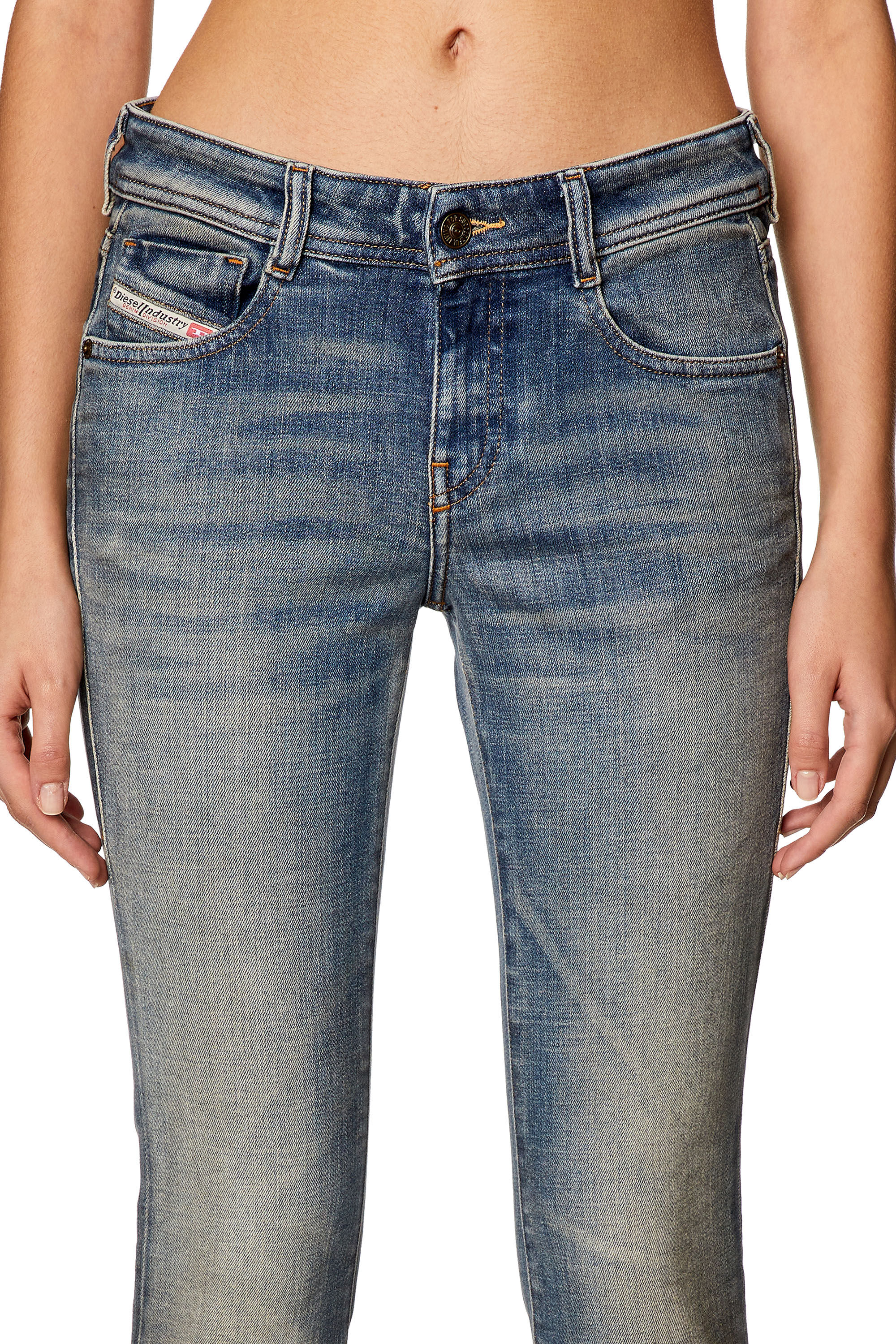 ◆DIESEL◆ DBay Denim Pants Blue A1100309H6901 A1100309H6901 Women's Bootcut Jeans | Medium blue | Diesel 1969 D-Ebbey