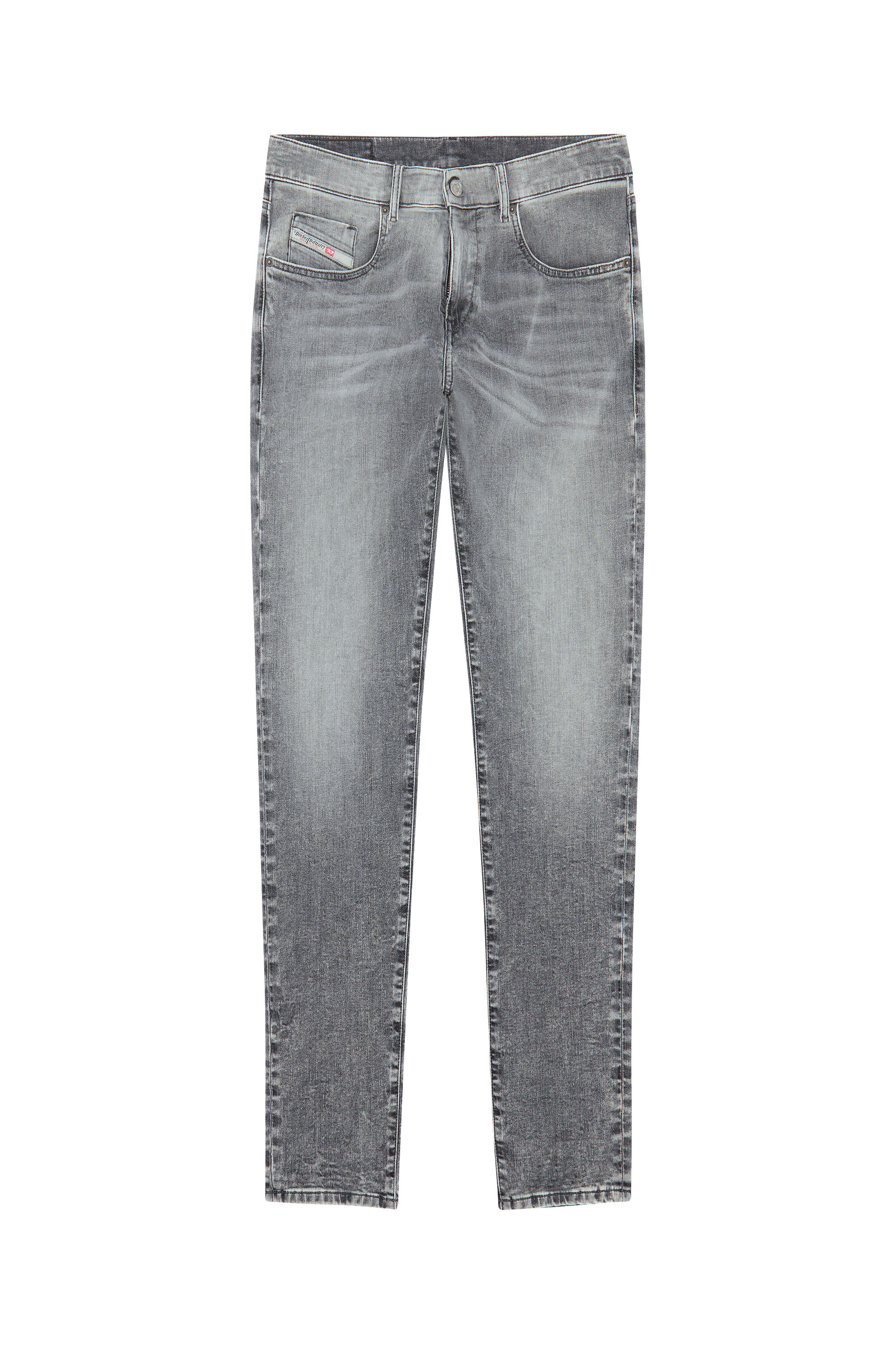 D-STRUKT-Z-T 09D53 Man: Slim Black/Dark grey Jeans | Diesel