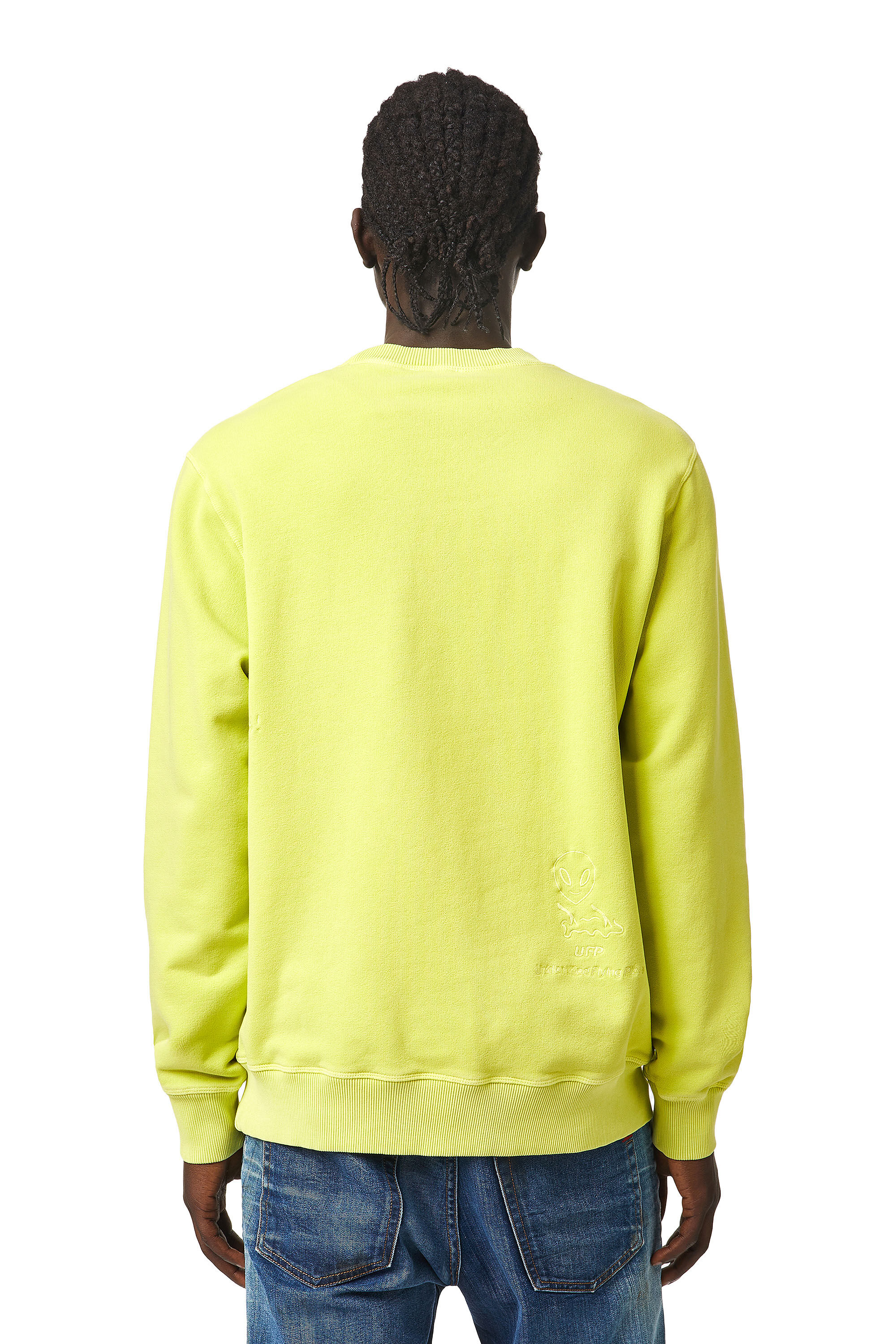 S-GIRK-B8 Man: Sweatshirt with tonal embroidery | Diesel
