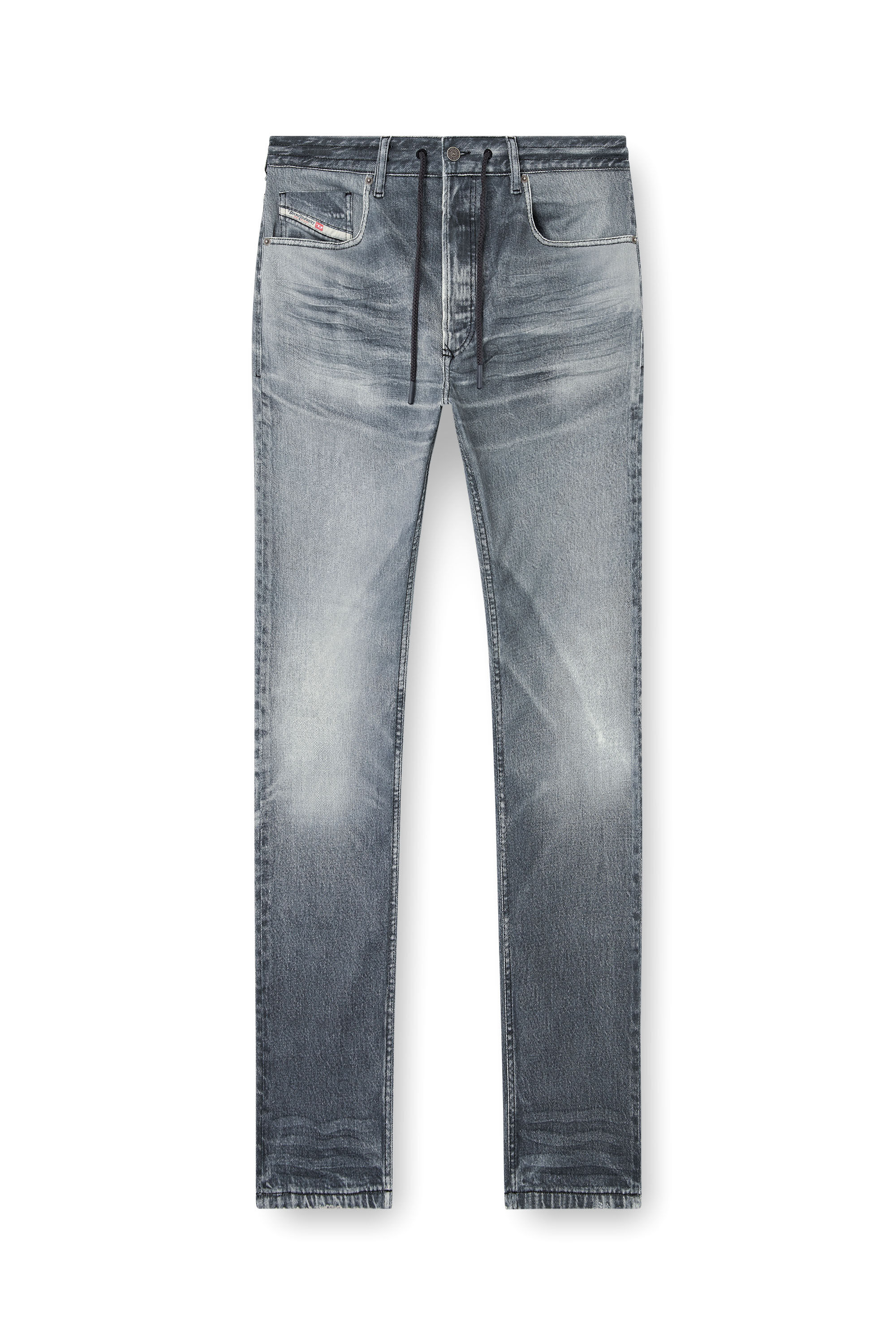 Men's Regular Jeans | Grey | Diesel 2030 D-Krooley Joggjeans®