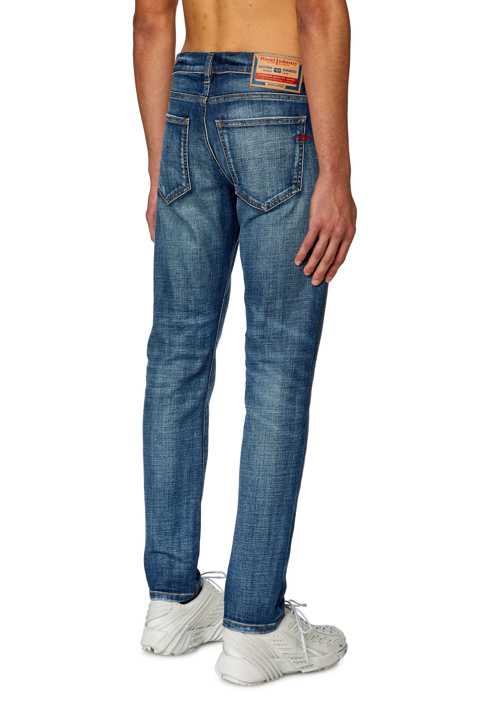 Diesel - Slim Jeans 2019 D-Strukt 0DQAA, Azul Oscuro - Image 3