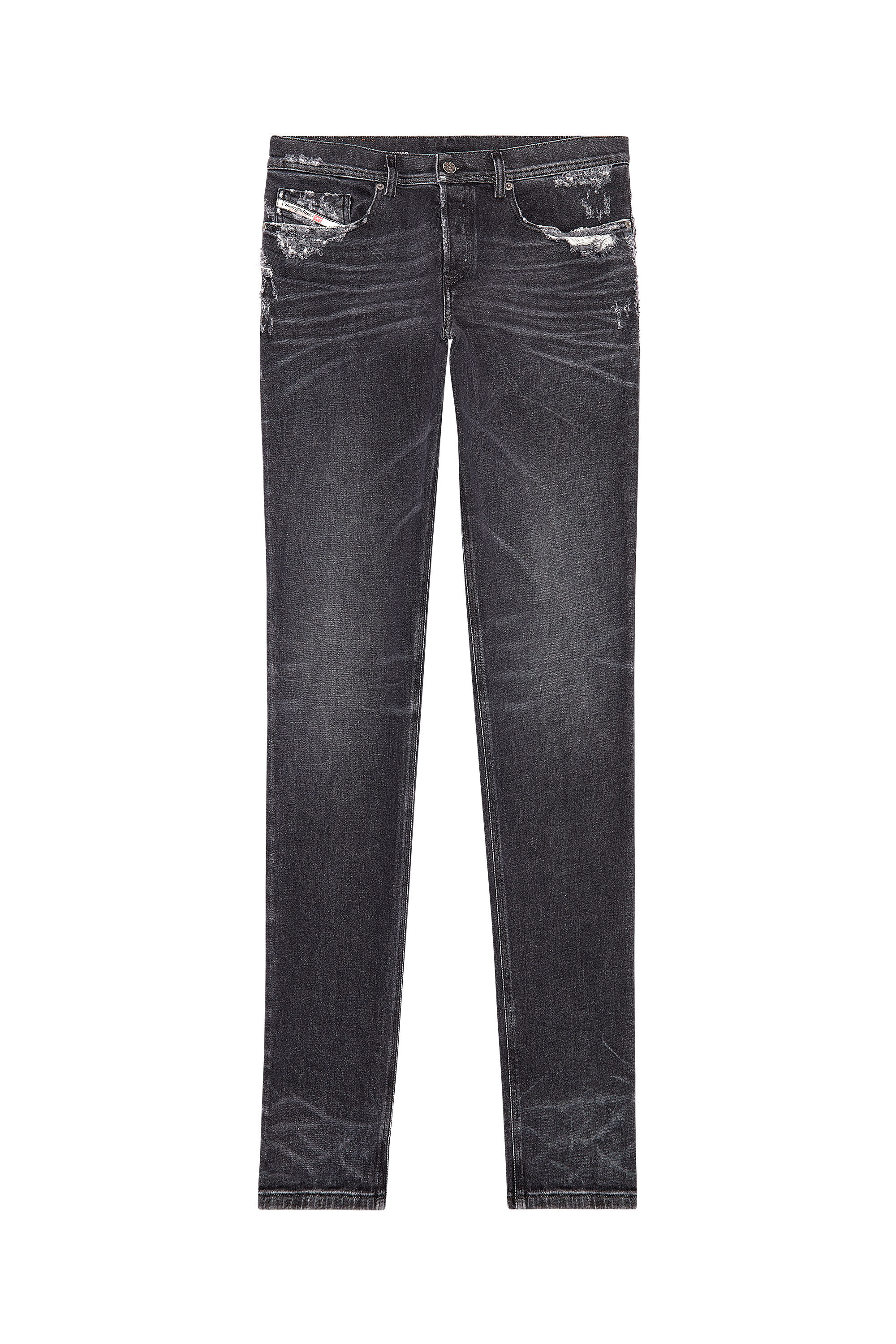 Men's Tapered Jeans | Black/Dark grey | Diesel 2023 D-Finitive
