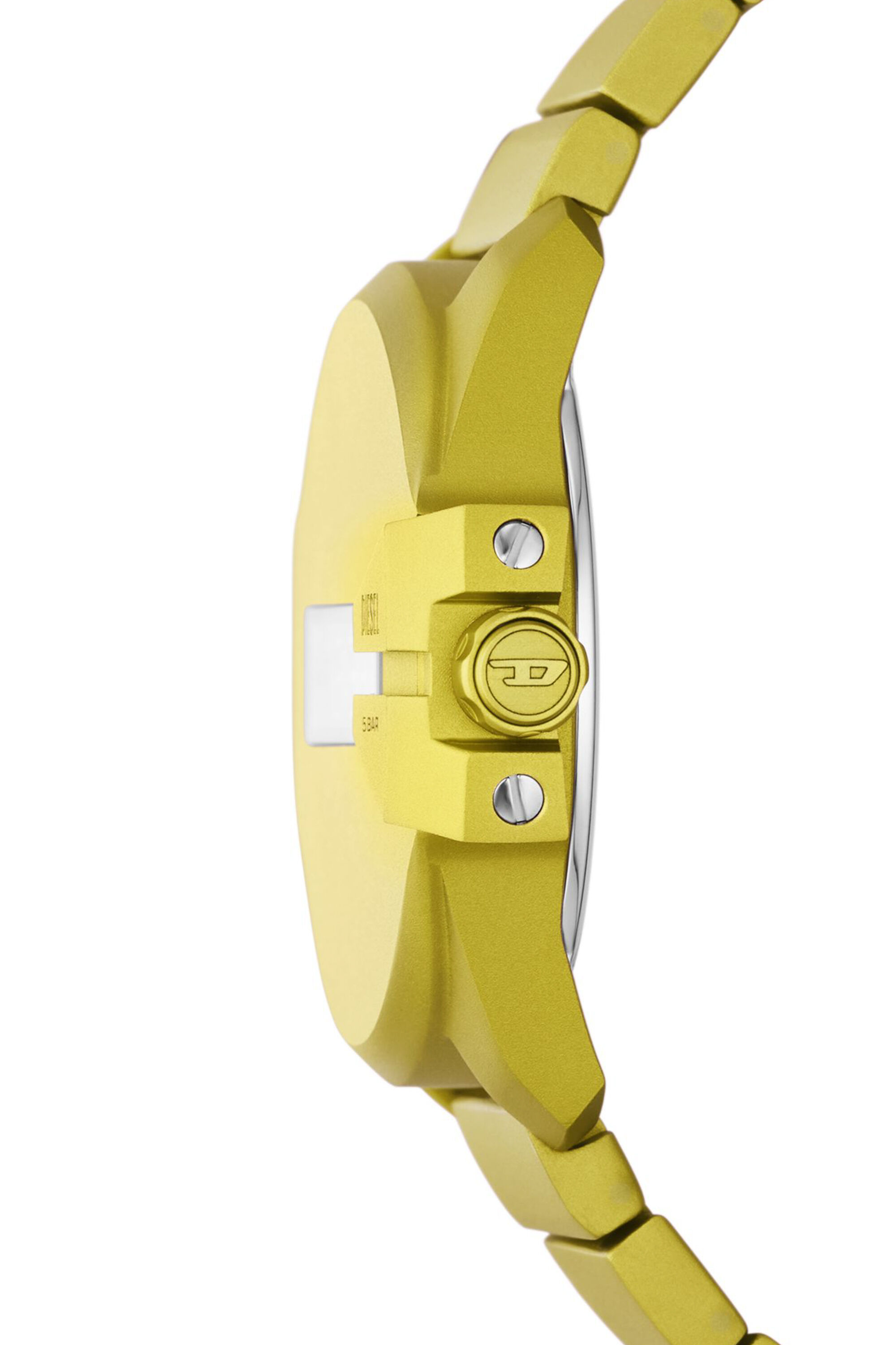 Men's Baby chief digital yellow aluminum watch | Yellow | Diesel