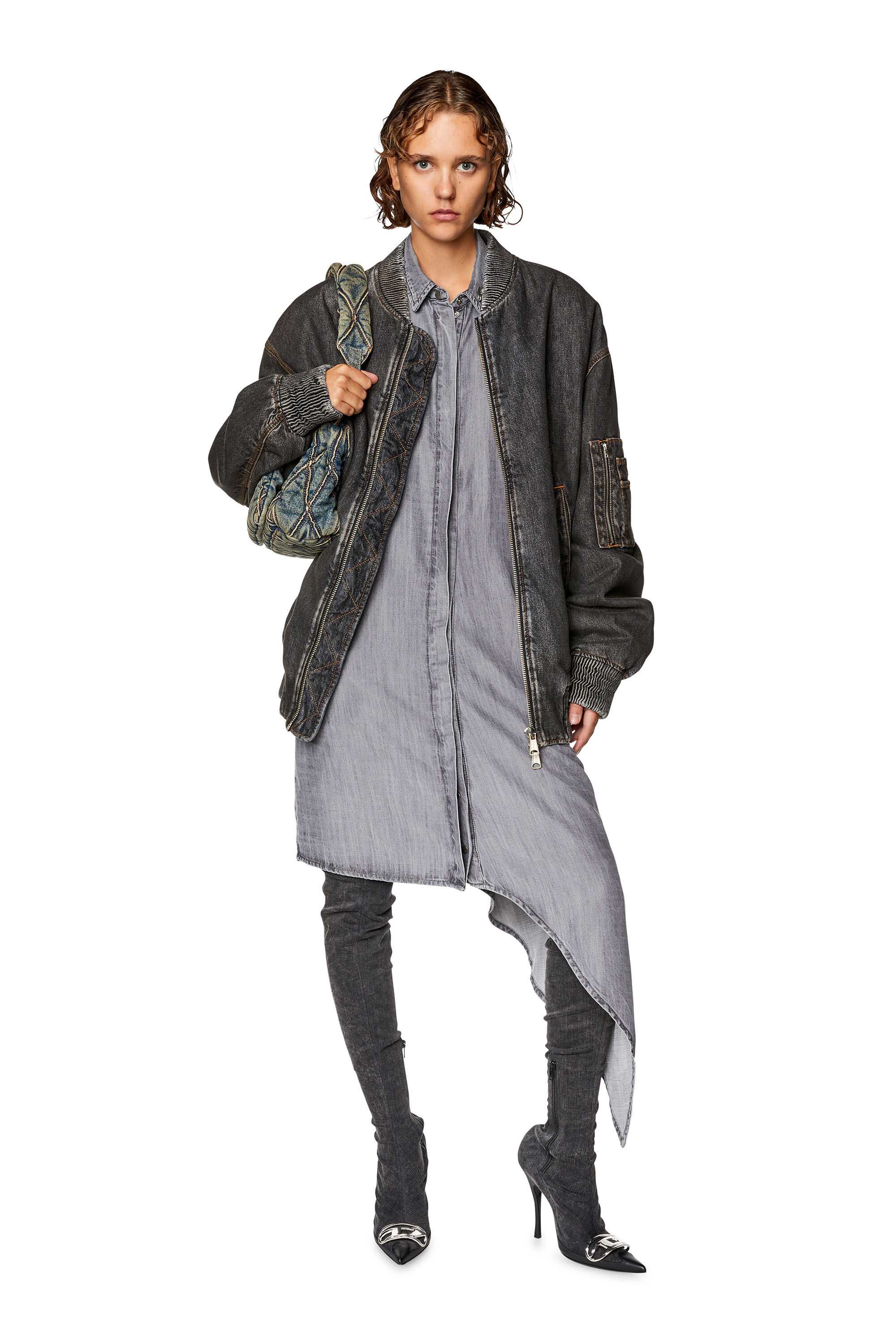 DIESEL（ディーゼル）の「レディース ロングシャツ ワンピース