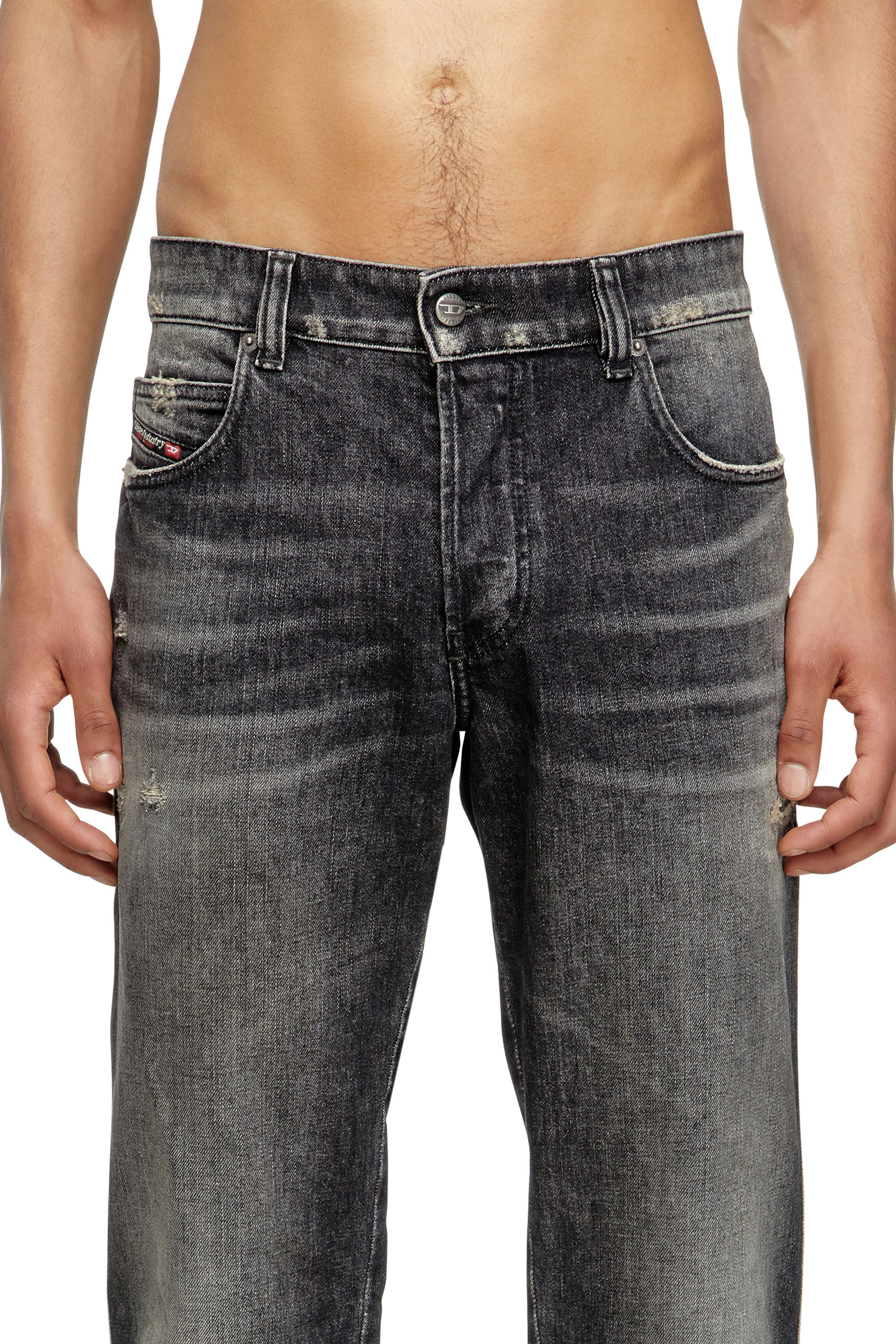 Diesel - Slim Jeans 1993 D-Vyl 09M54 Hombre, Negro/Gris oscuro - 5