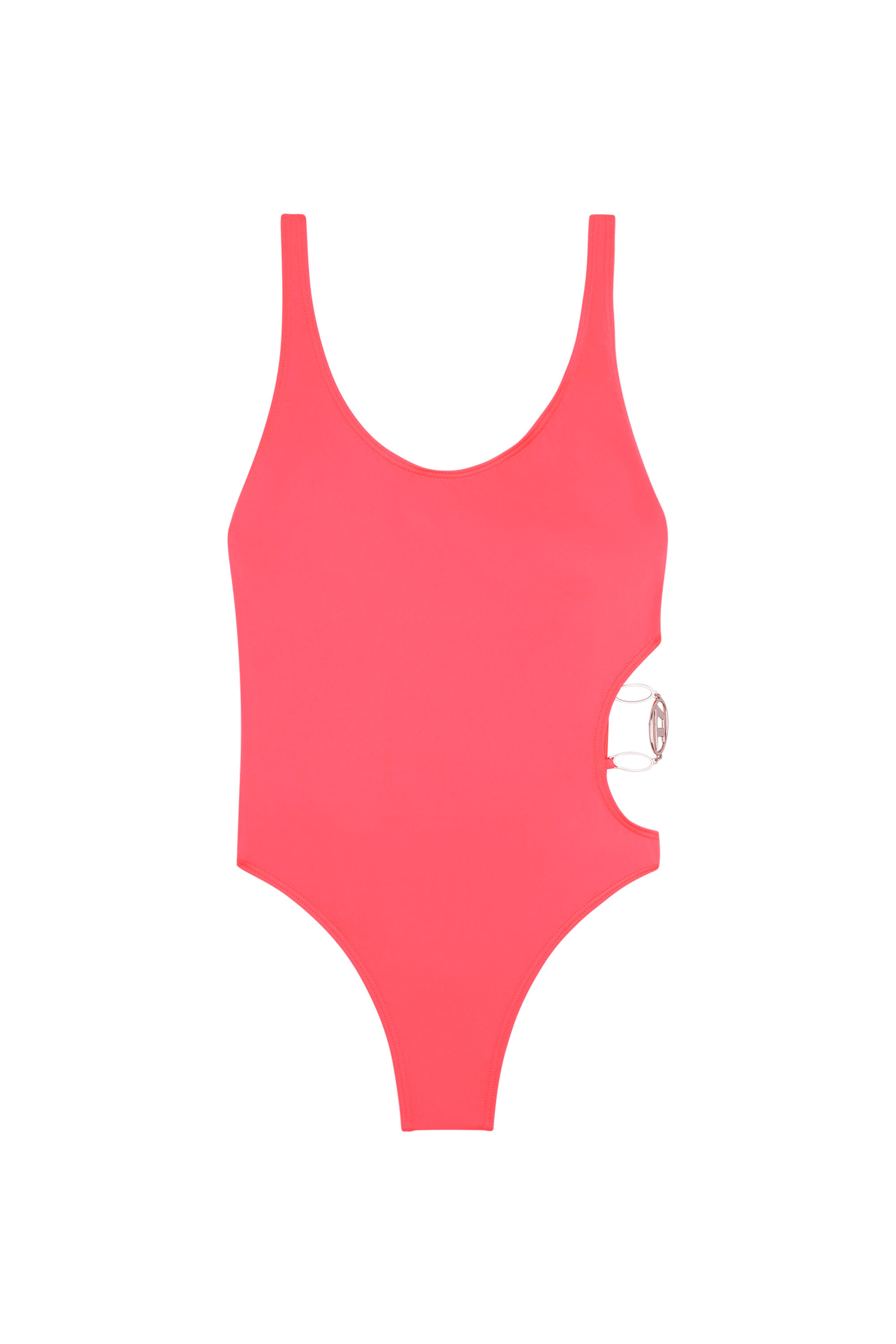 Diesel - BFSW-PAMELA-O, Woman's Swimsuit with Oval D chain in Pink - 5
